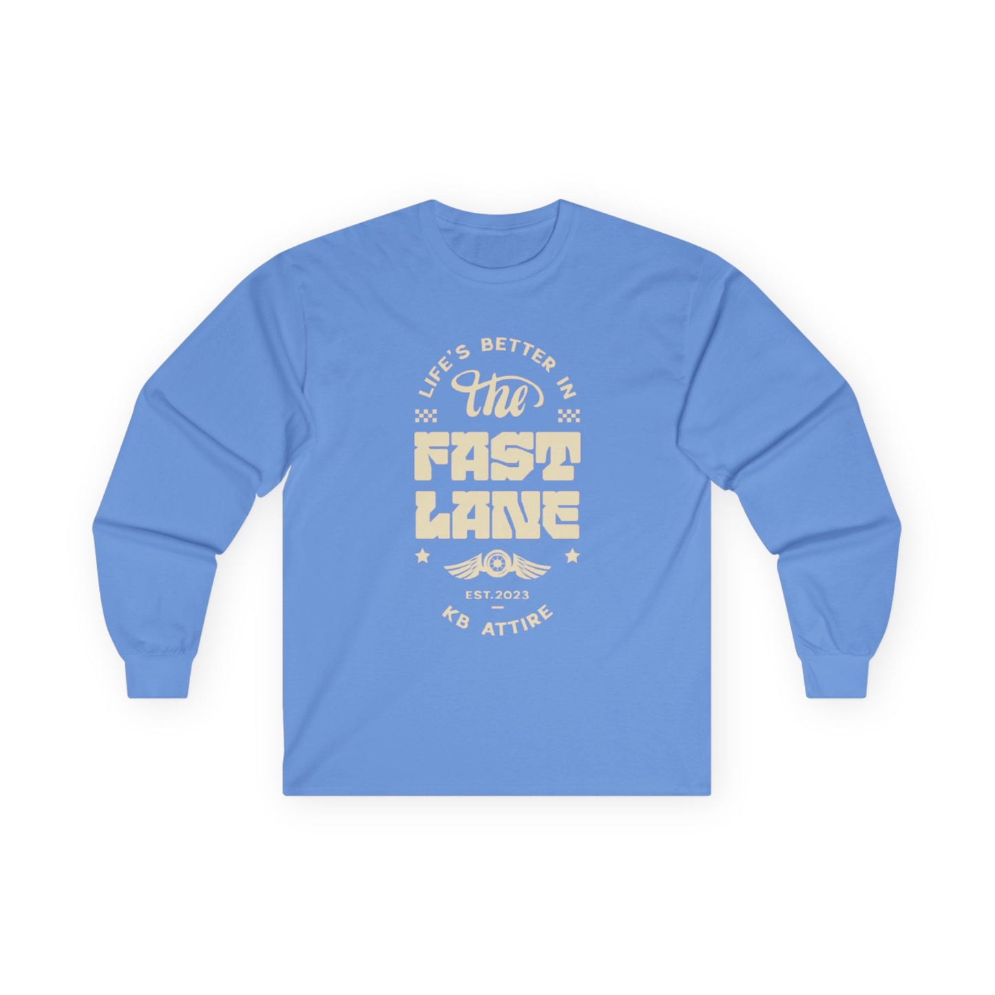 Unisex Long Sleeve 'Fast Lane' Tee