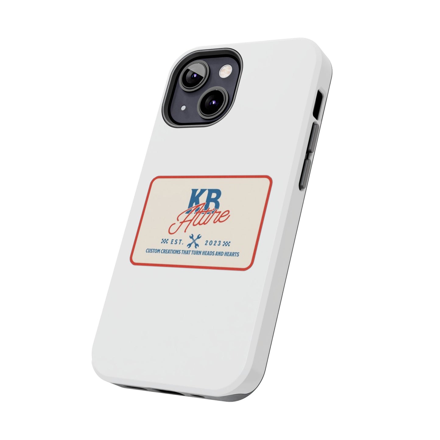 KB Attire 'The Patch' Phone Case (White)