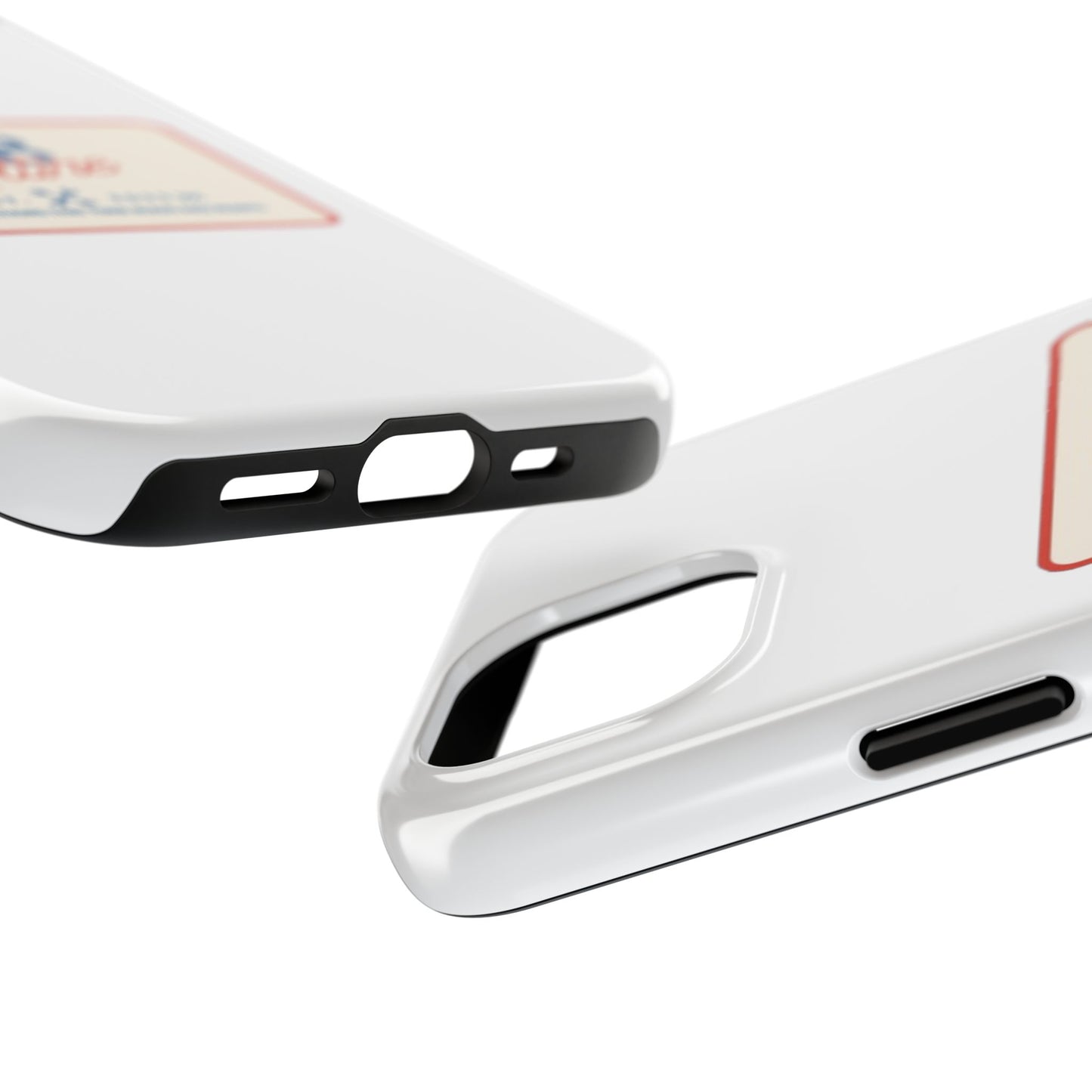 KB Attire 'The Patch' Phone Case (White)