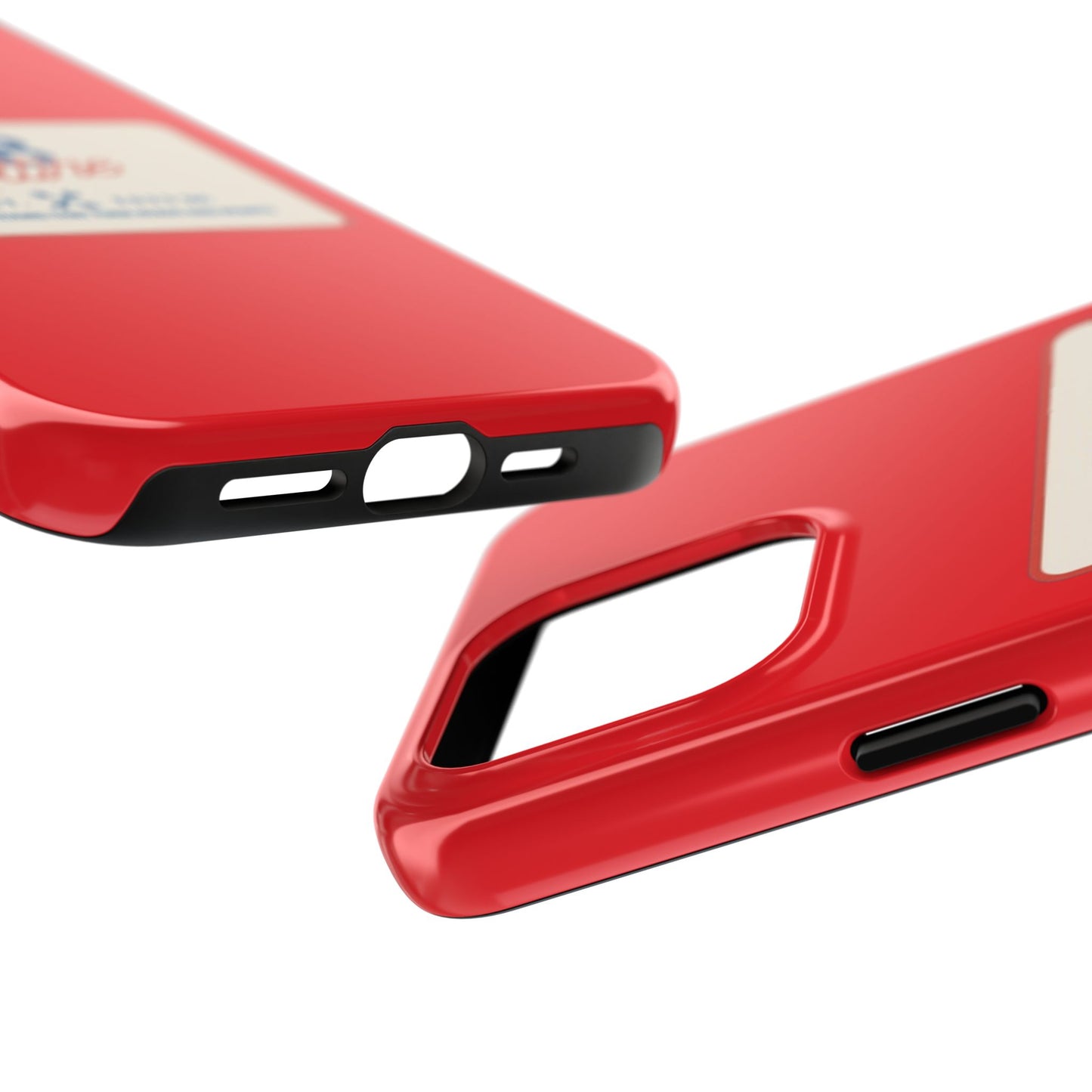 KB Attire 'The Patch' Phone Case (Red)
