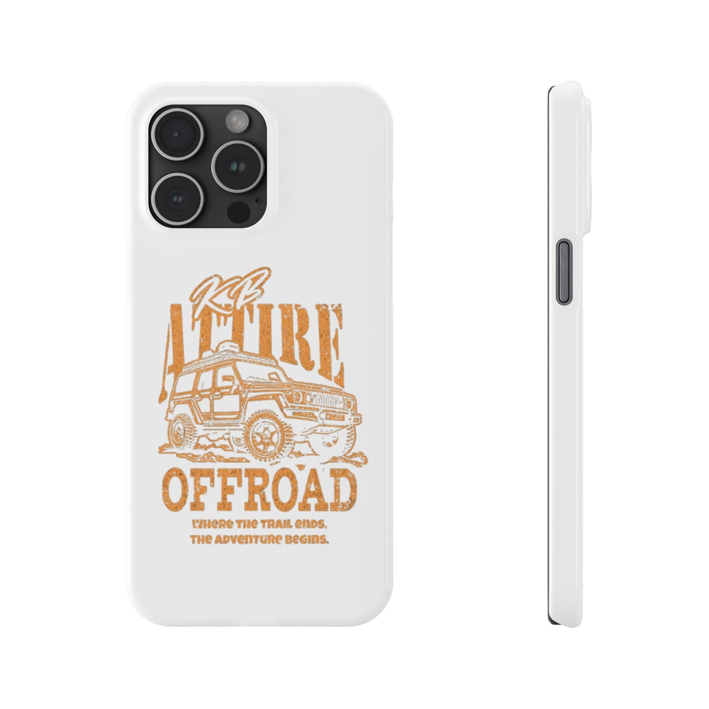 KB Attire Offroad Adventure IPhone Case (White)