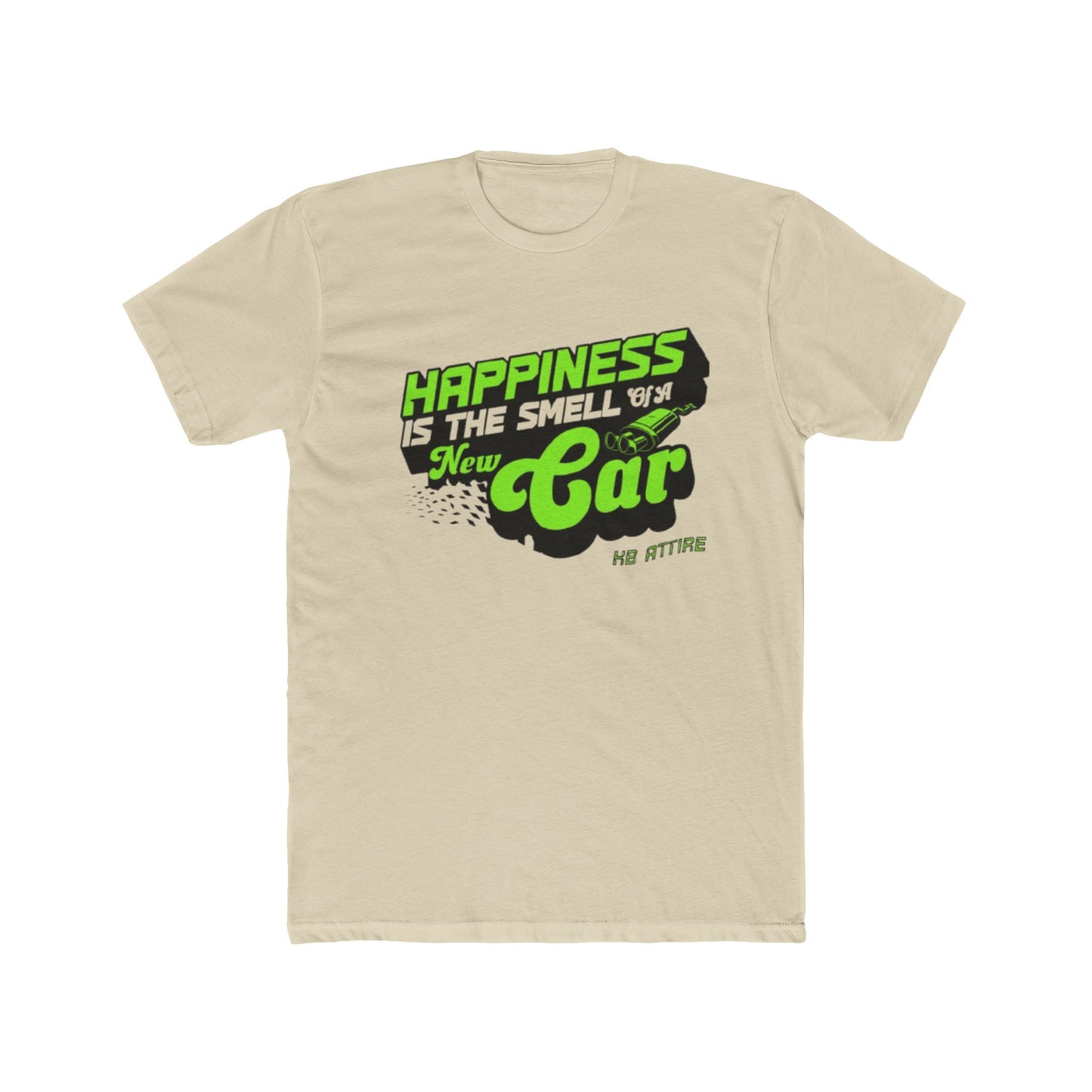 Happiness Is the Smell of New Car Unisex Cotton Crew Tee