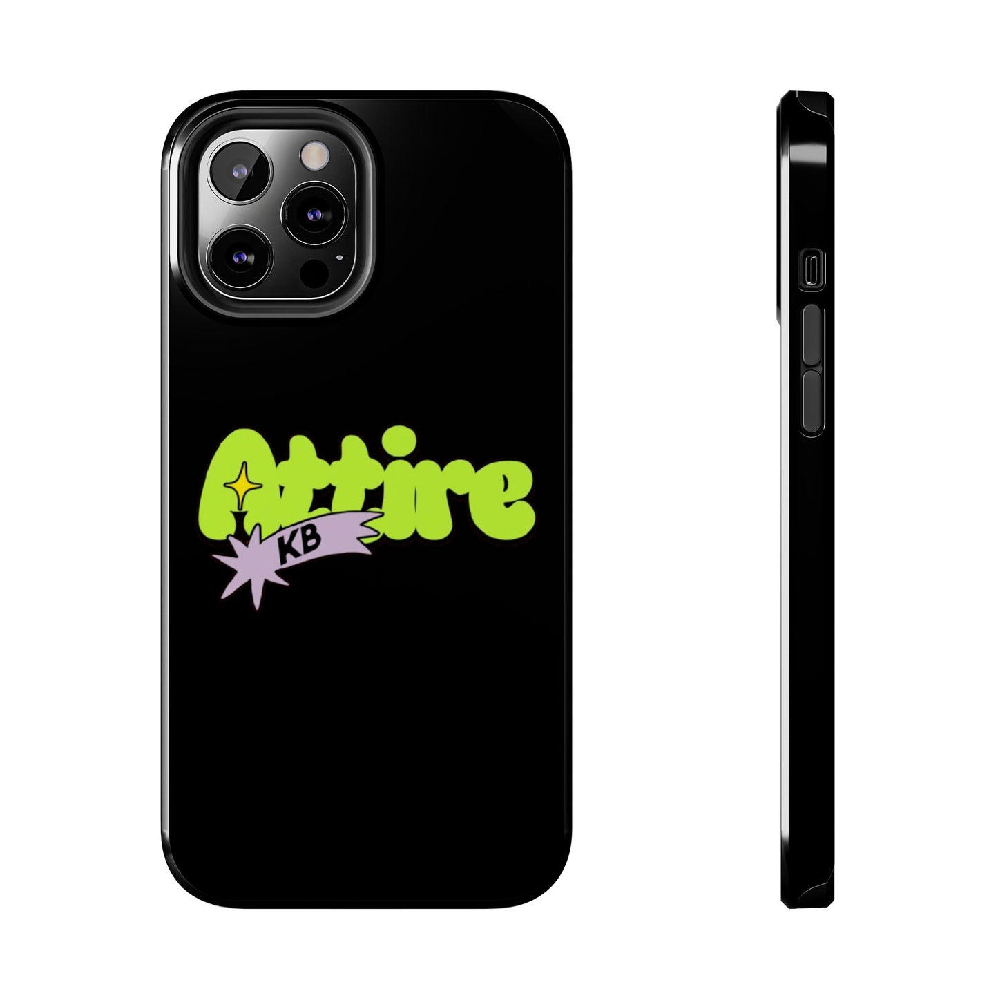 KB Attire Cartoon Phone Case (Black)