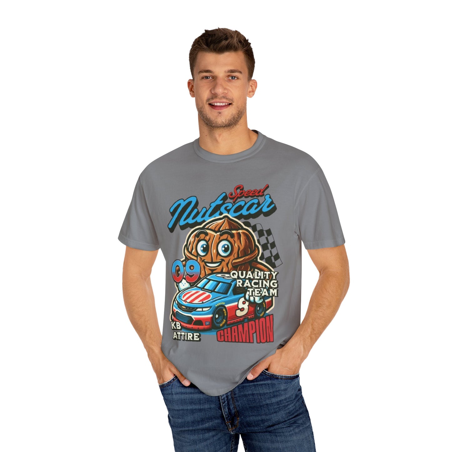 Champion Nutcar Racing T-Shirt | Unisex Garment-Dyed Tee for Racing Fans