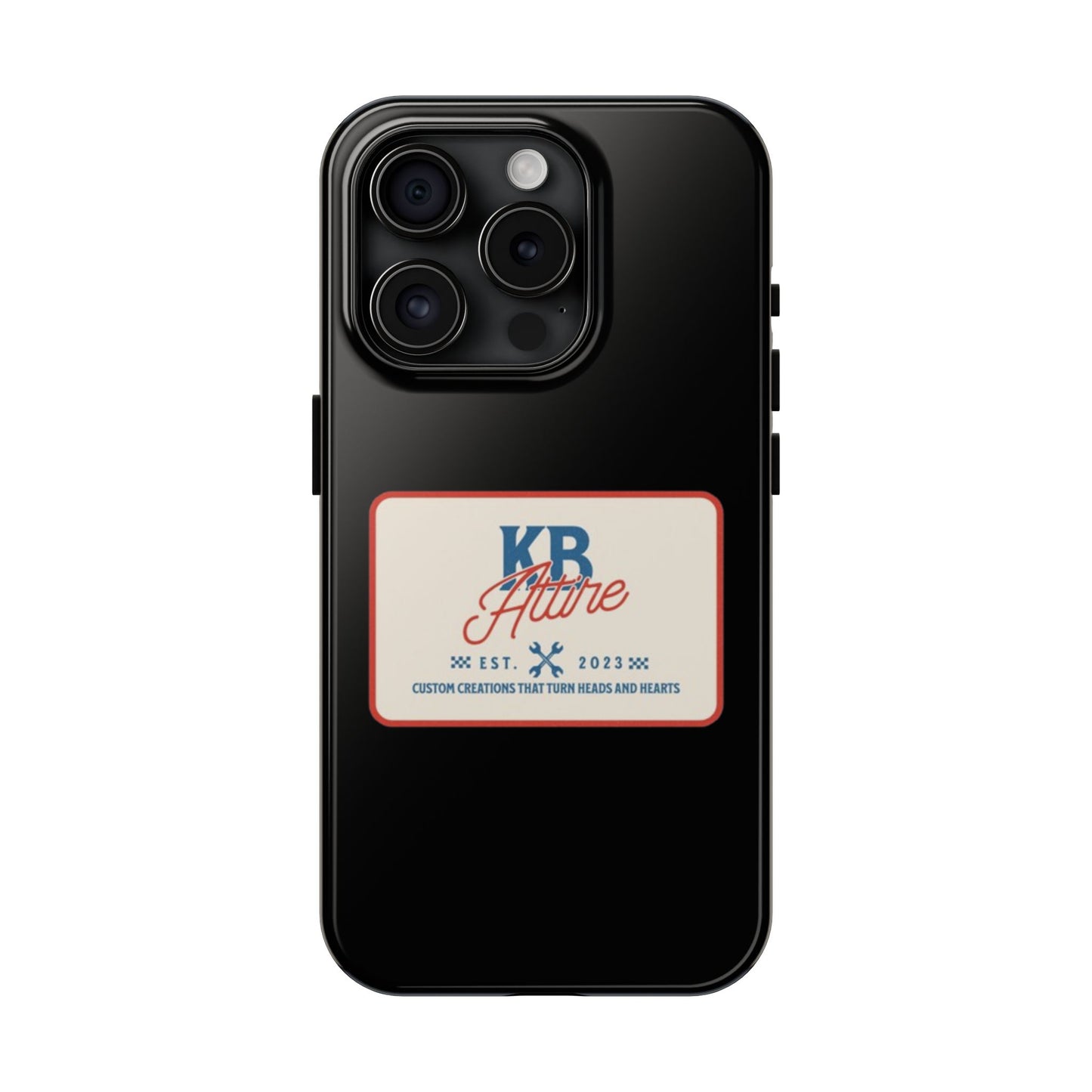 KB Attire 'The Patch' Phone Case (Black)