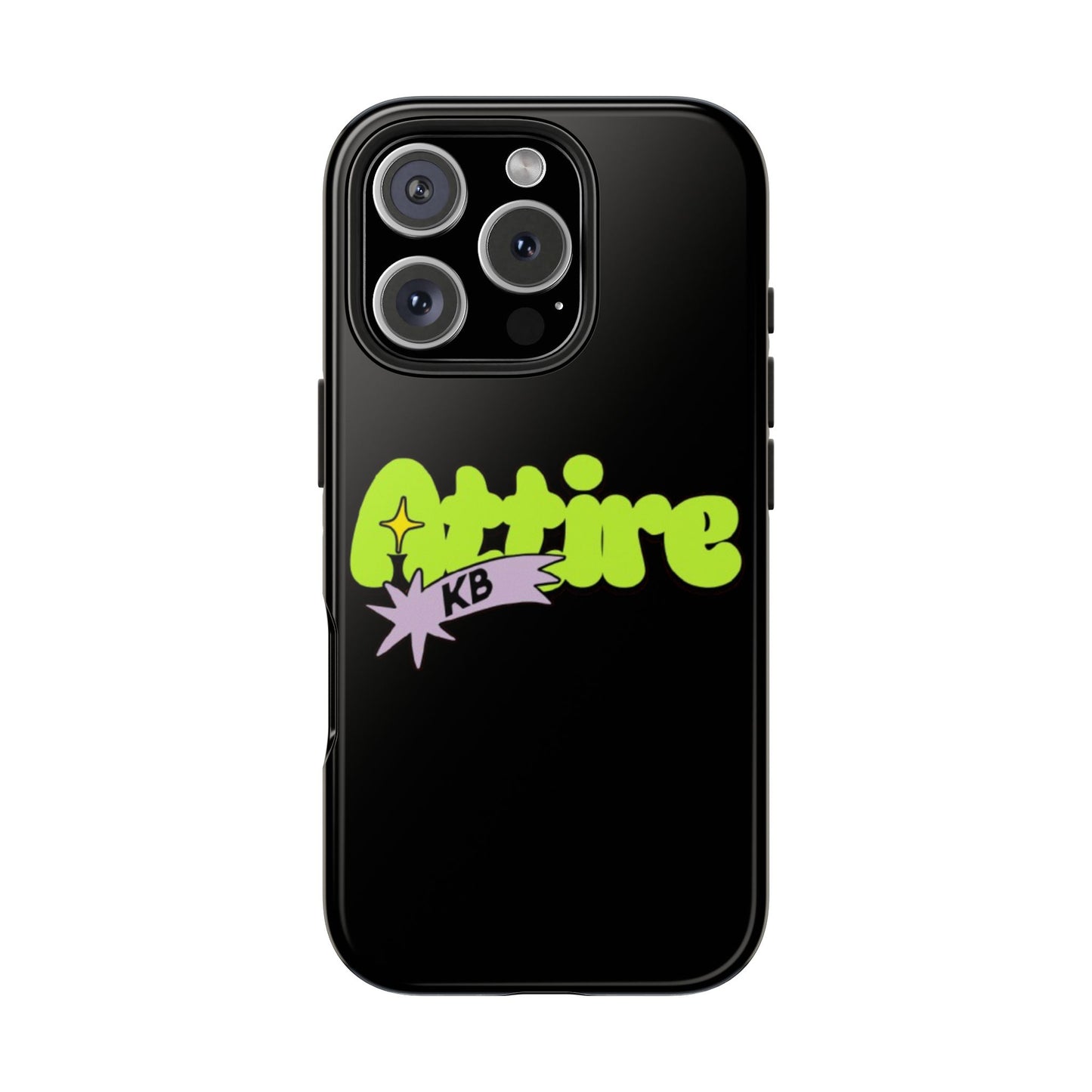 KB Attire Cartoon Phone Case (Black)