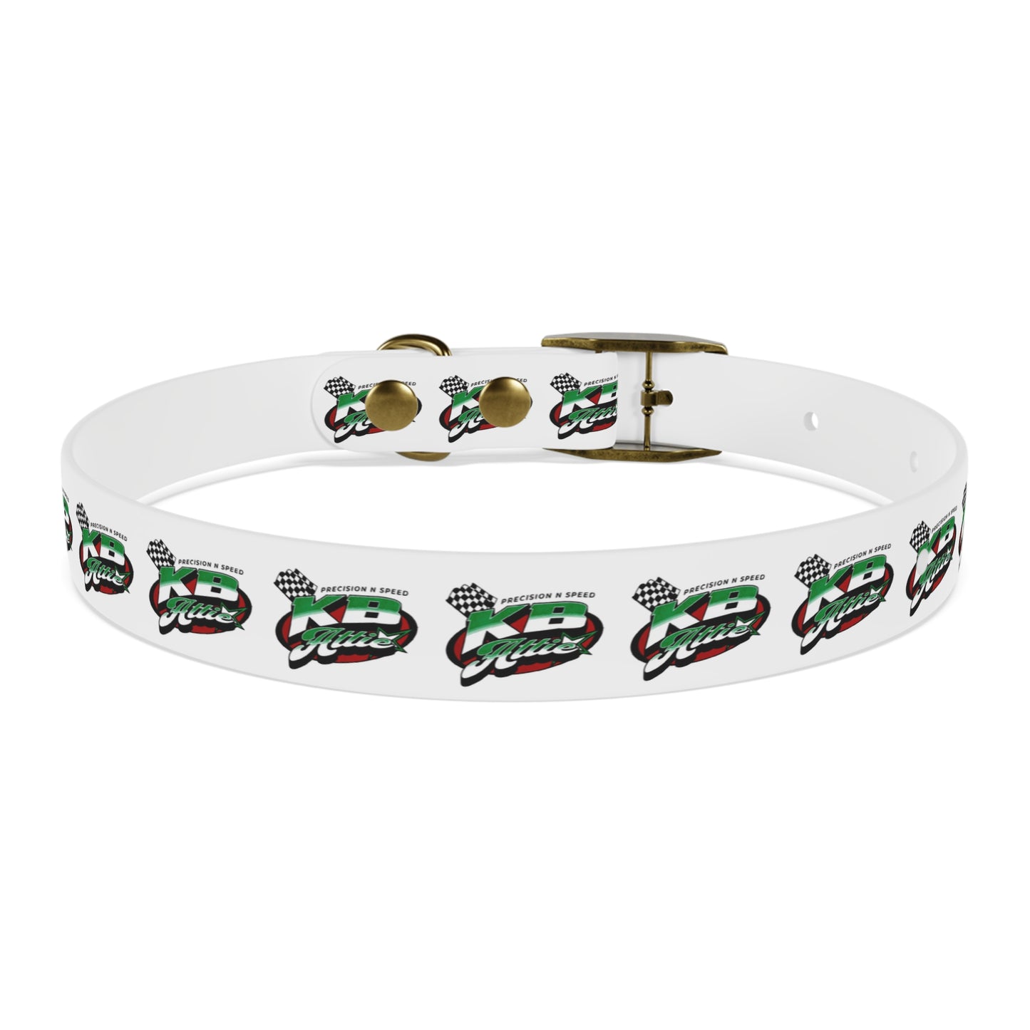 KB Attire Race-Themed Dog Collar