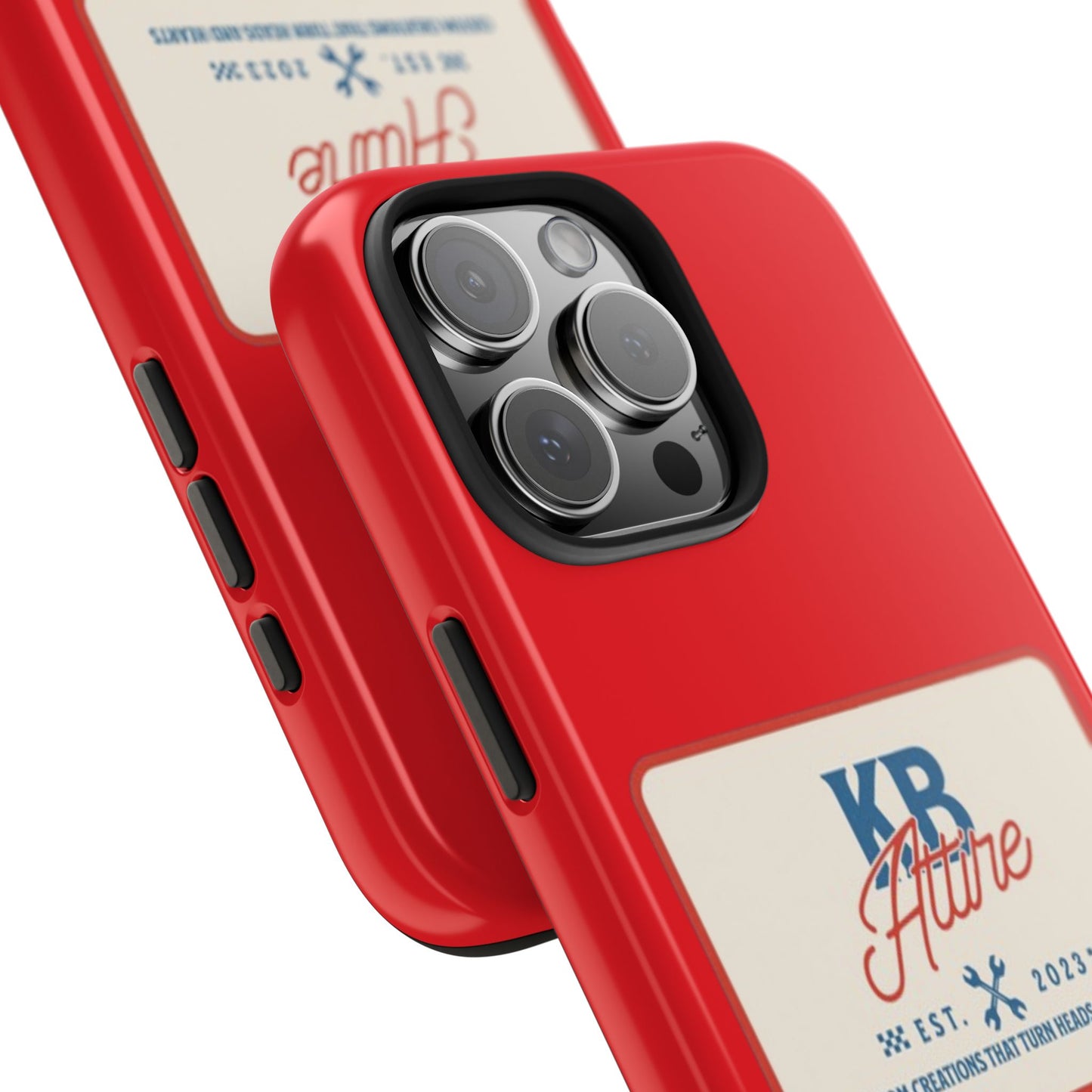 KB Attire 'The Patch' Phone Case (Red)