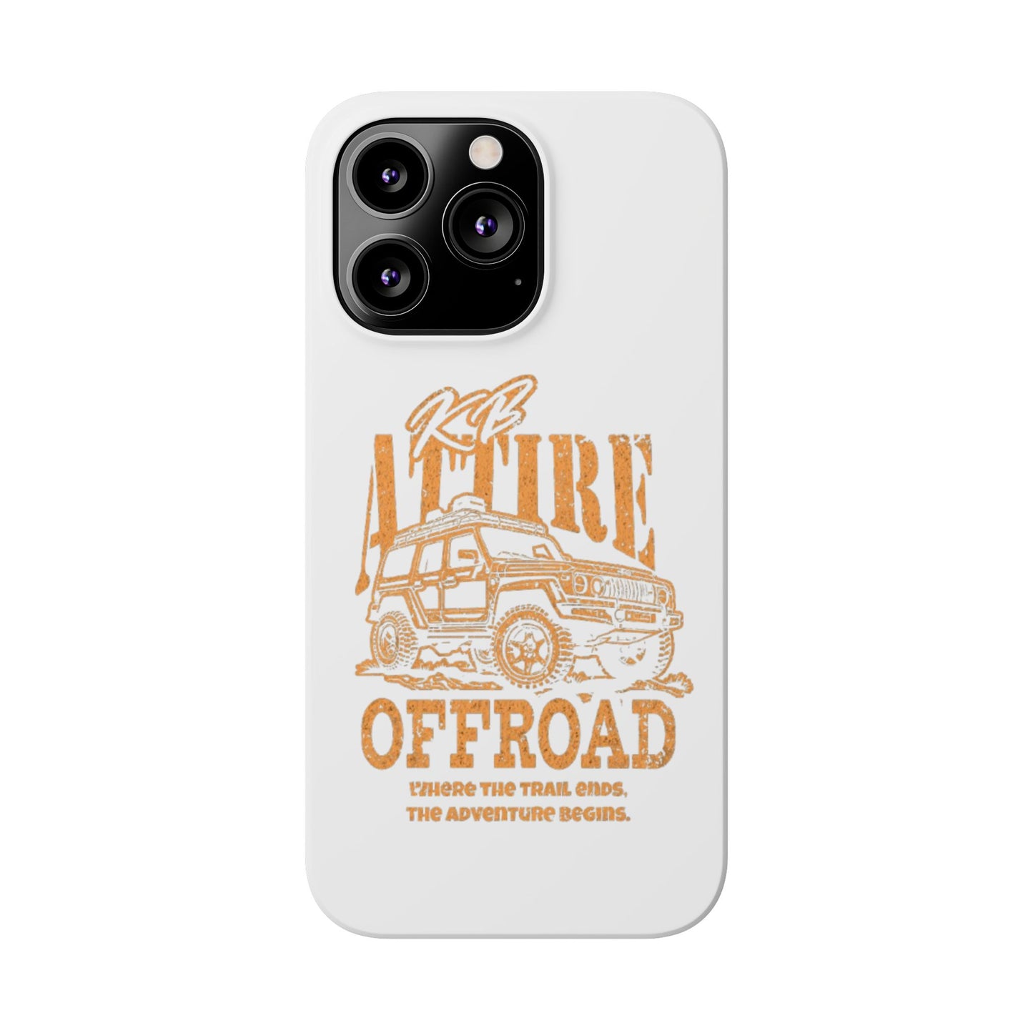 KB Attire Offroad Adventure IPhone Case (White)