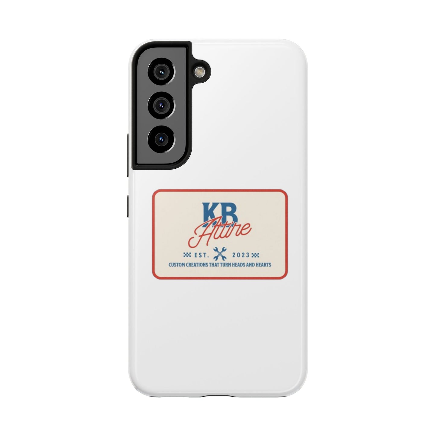 KB Attire 'The Patch' Phone Case (White)
