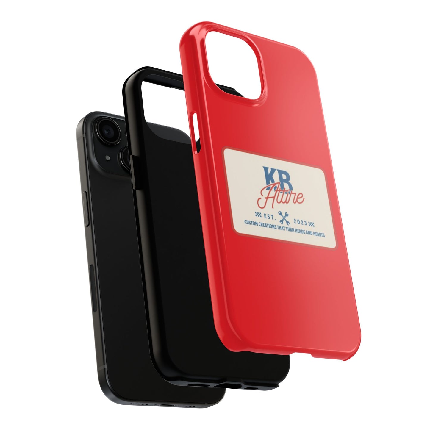 KB Attire 'The Patch' Phone Case (Red)