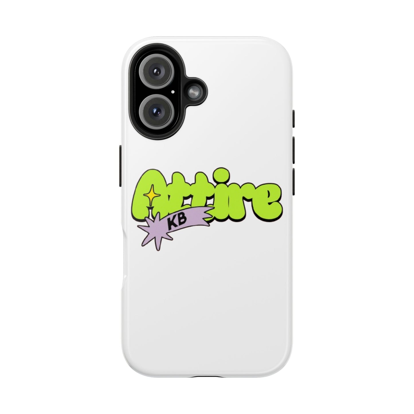 KB Attire Cartoon Phone Case (White)