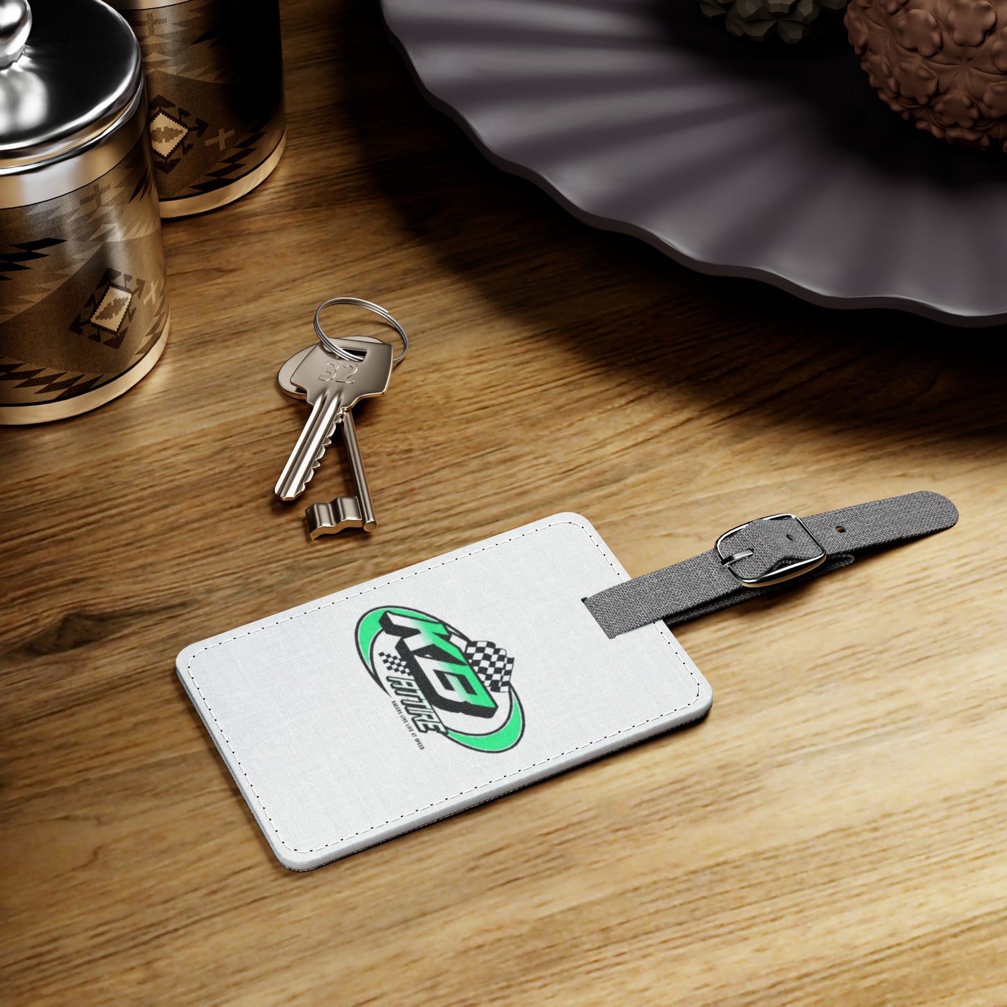 KB Attire Racing Themed Luggage Tag