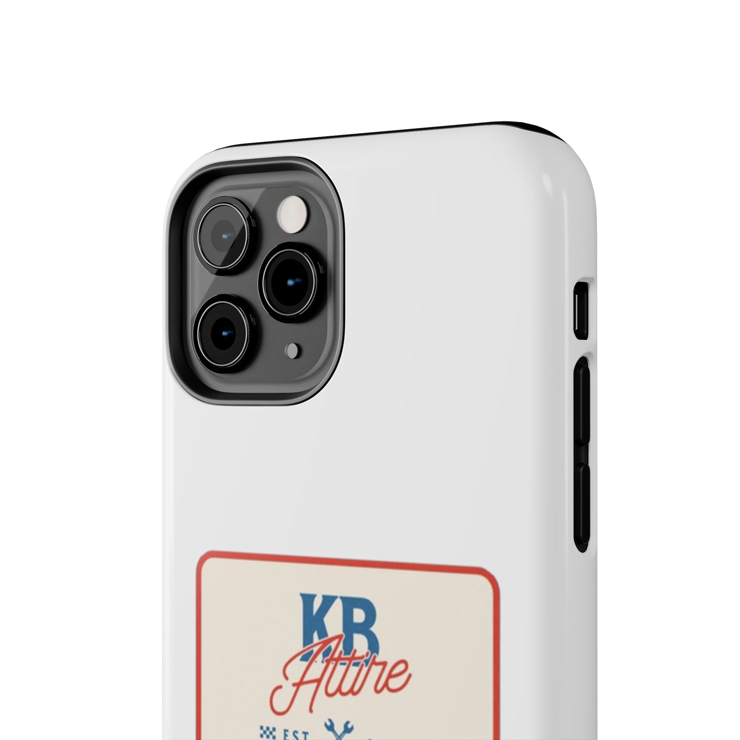 KB Attire 'The Patch' Phone Case (White)