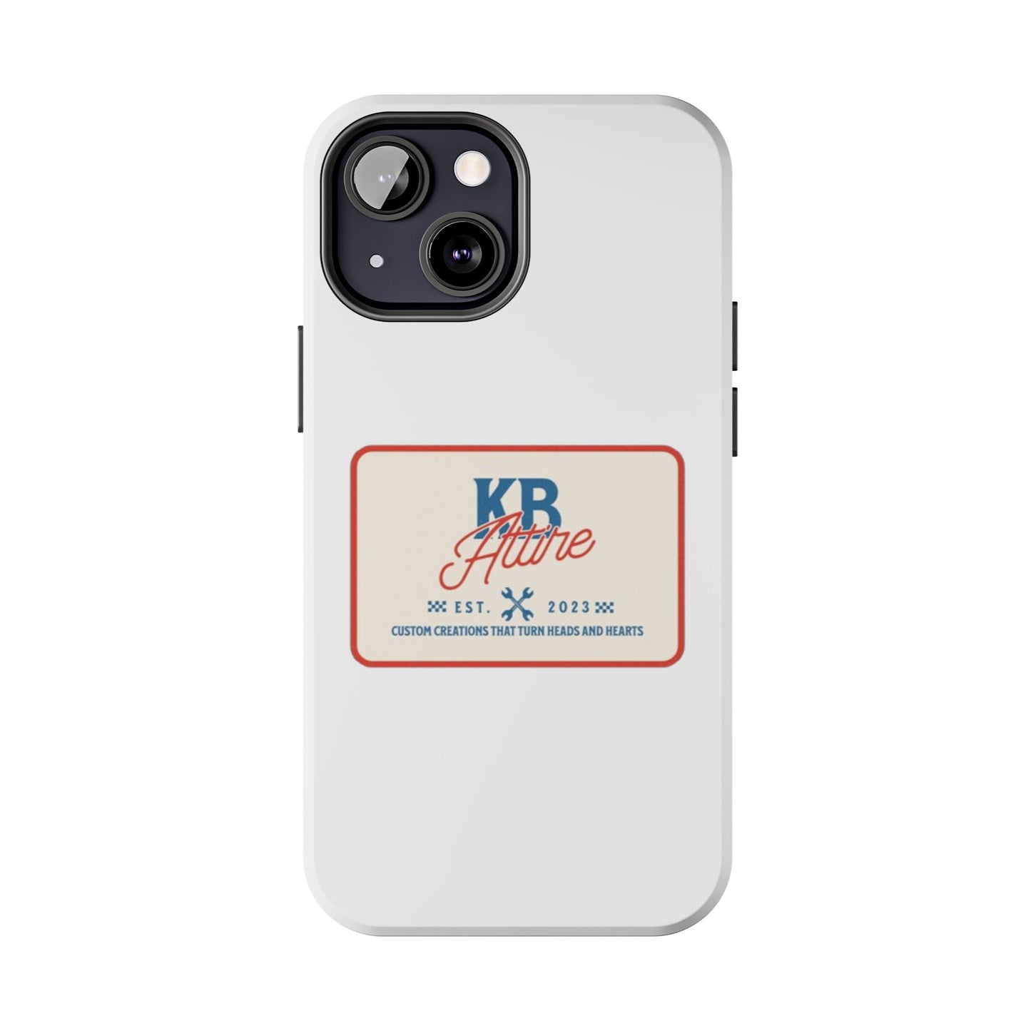 KB Attire 'The Patch' Phone Case (White)