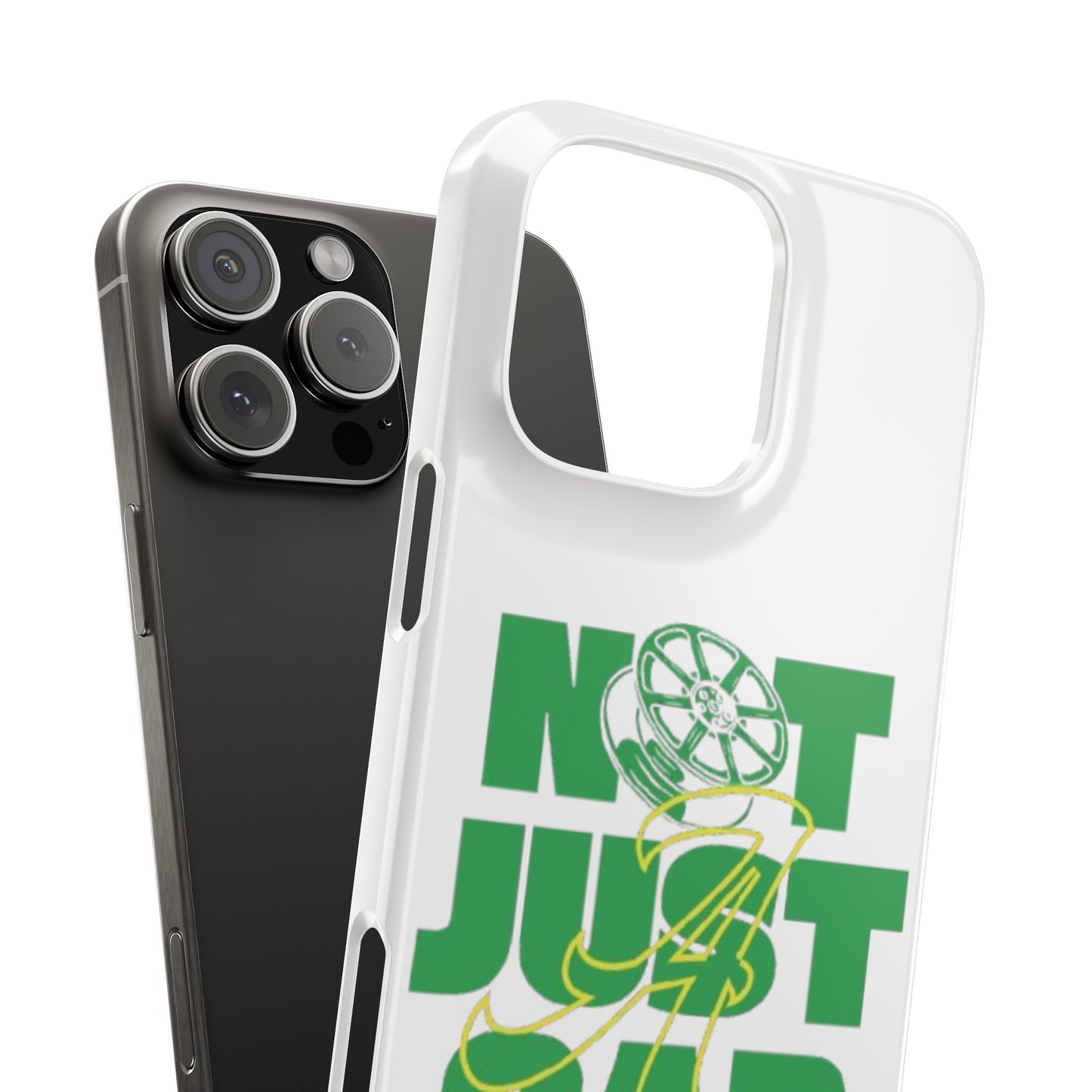 Not Just A Car Slim IPhone Cases (White)