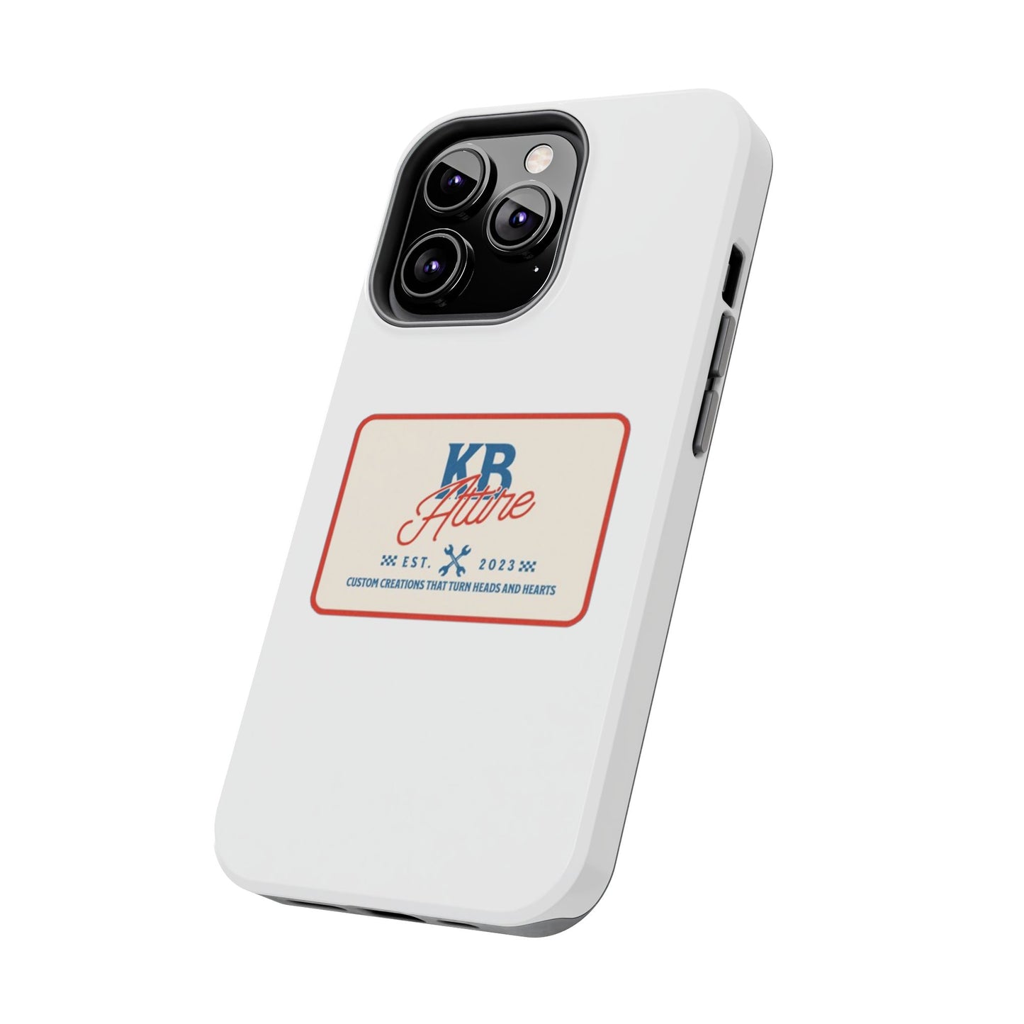 KB Attire 'The Patch' Phone Case (White)