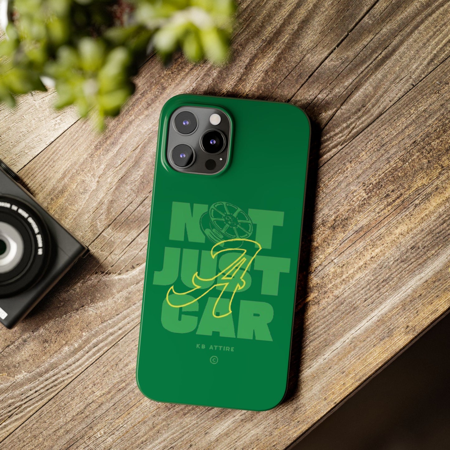 Not Just A Car Slim IPhone Cases (Green)