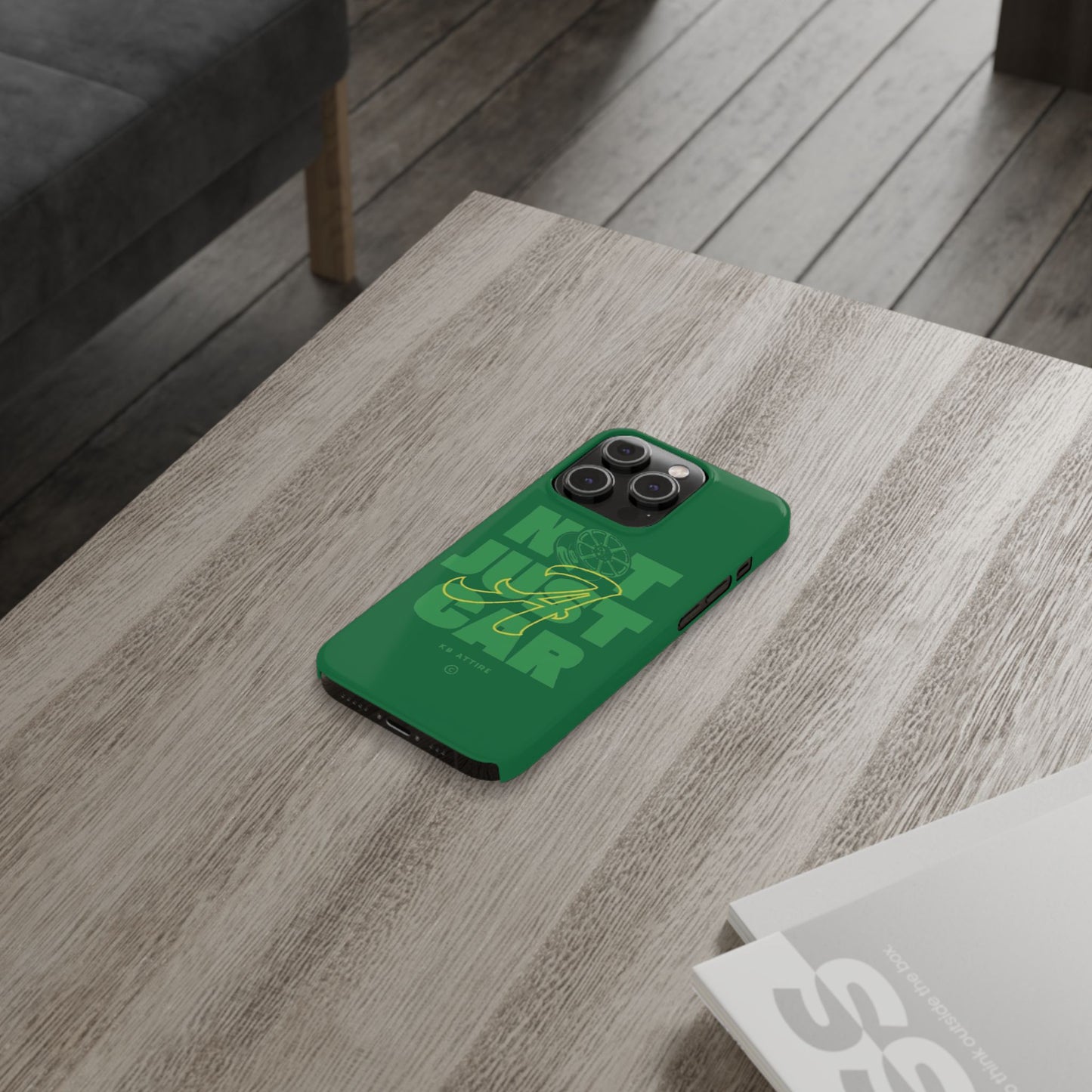 Not Just A Car Slim IPhone Cases (Green)