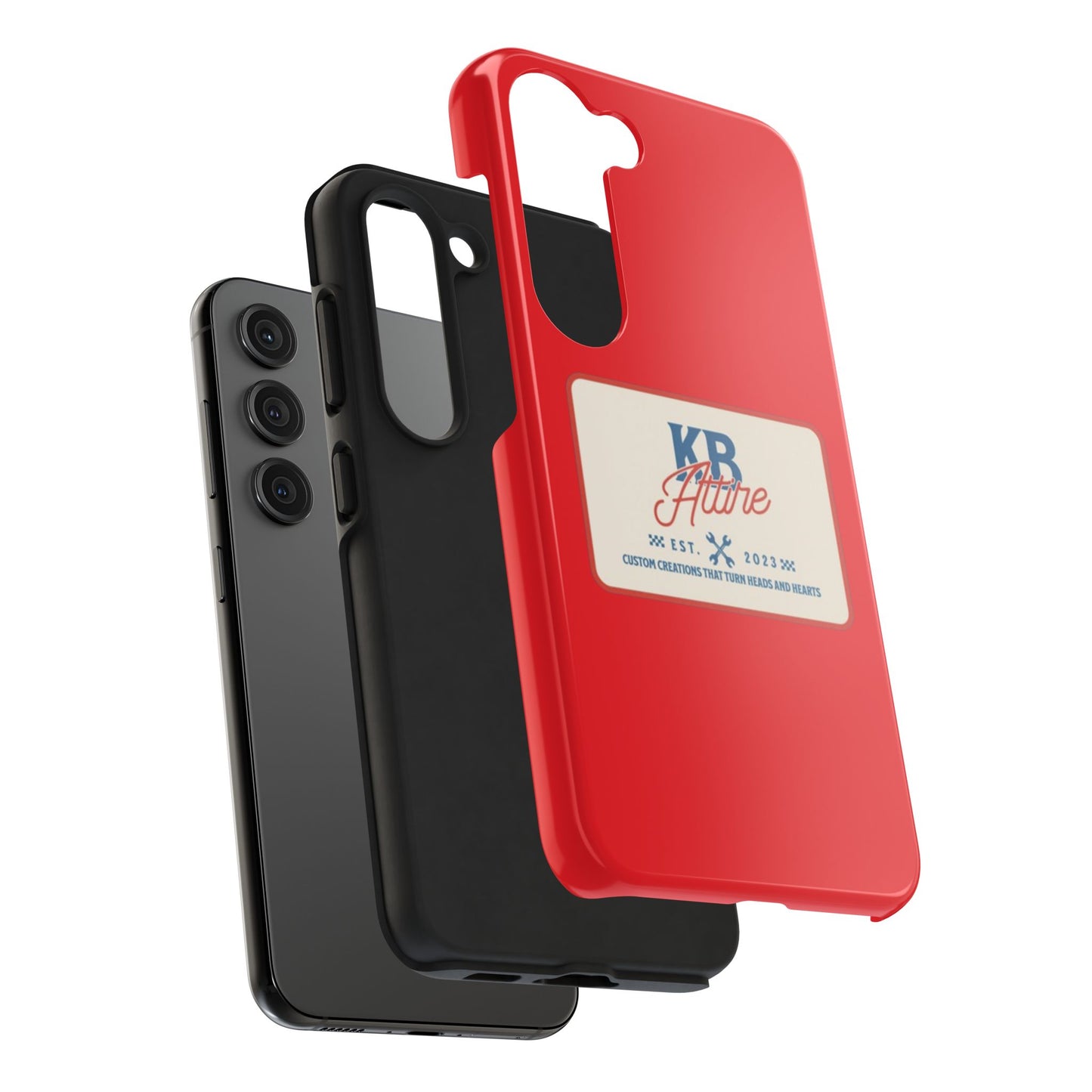 KB Attire 'The Patch' Phone Case (Red)