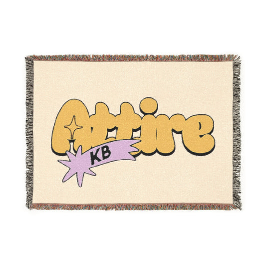 KB Attire "Cartoon" Woven Rug (White)