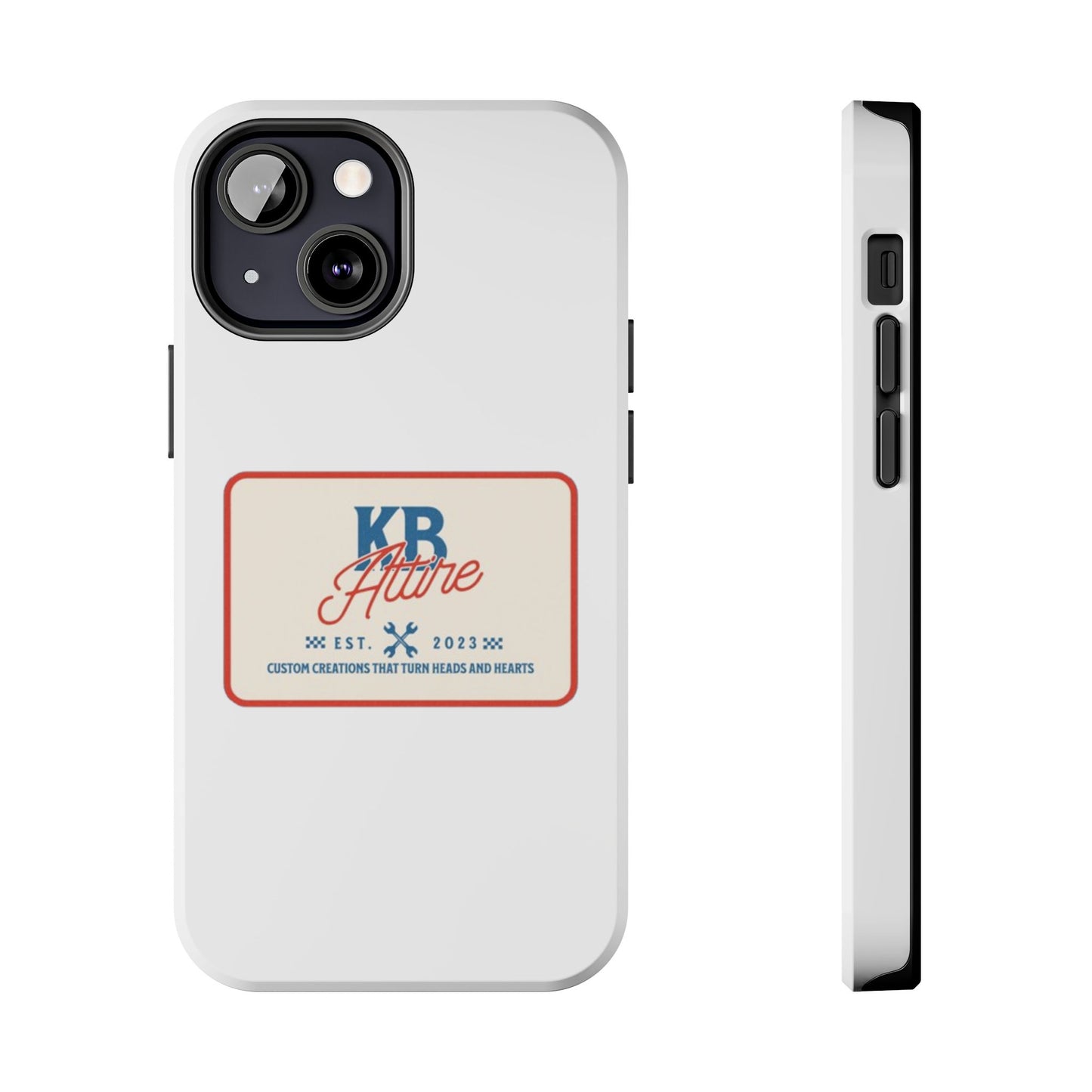 KB Attire 'The Patch' Phone Case (White)