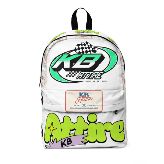 KB Attire All Over Logo Bookbag