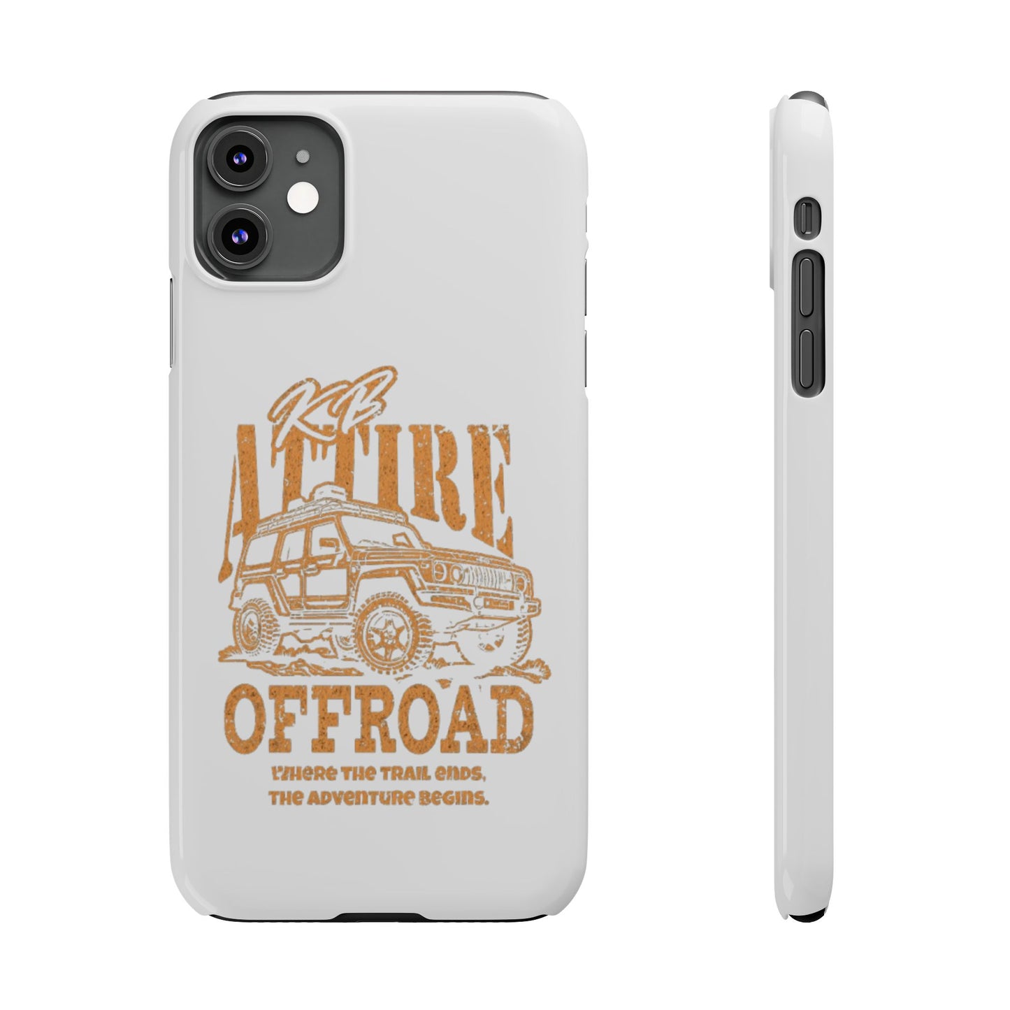 KB Attire Offroad Adventure IPhone Case (White)