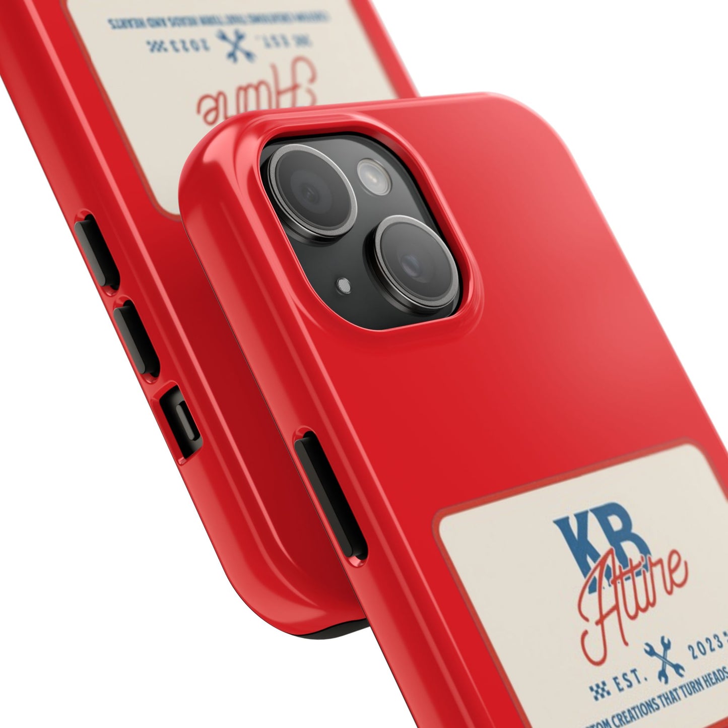 KB Attire 'The Patch' Phone Case (Red)