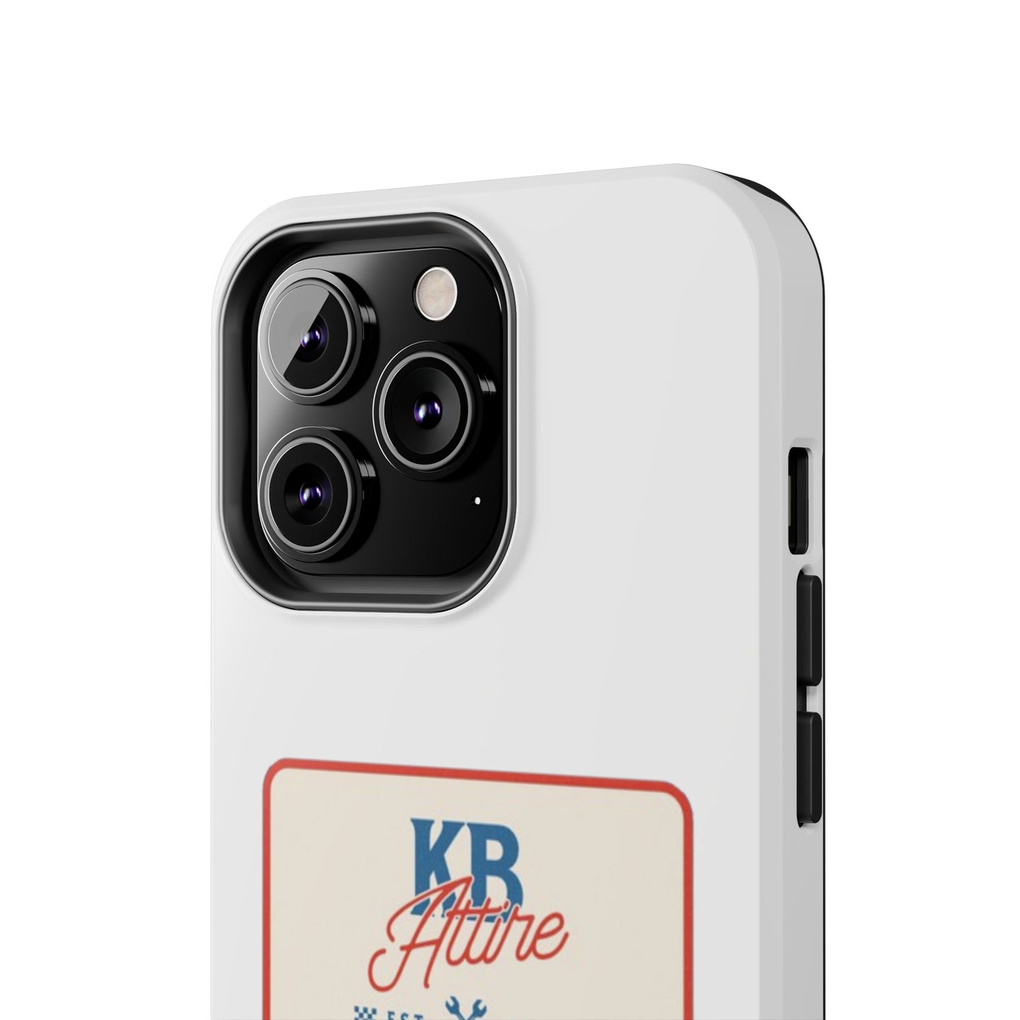 KB Attire 'The Patch' Phone Case (White)
