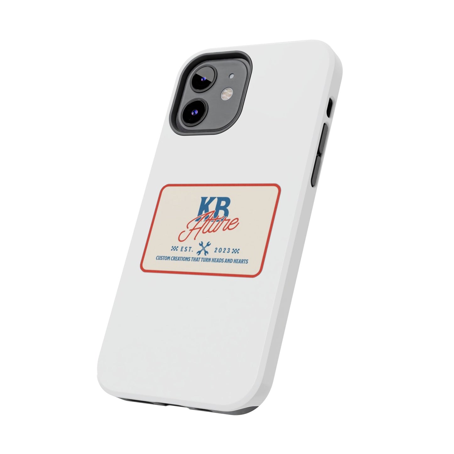 KB Attire 'The Patch' Phone Case (White)