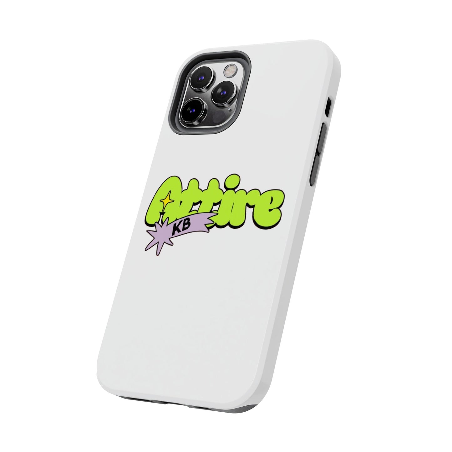 KB Attire Cartoon Phone Case (White)
