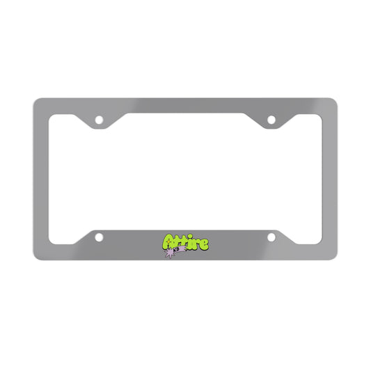 KB Attire "Cartoon" Logo Metal License Plate Frame