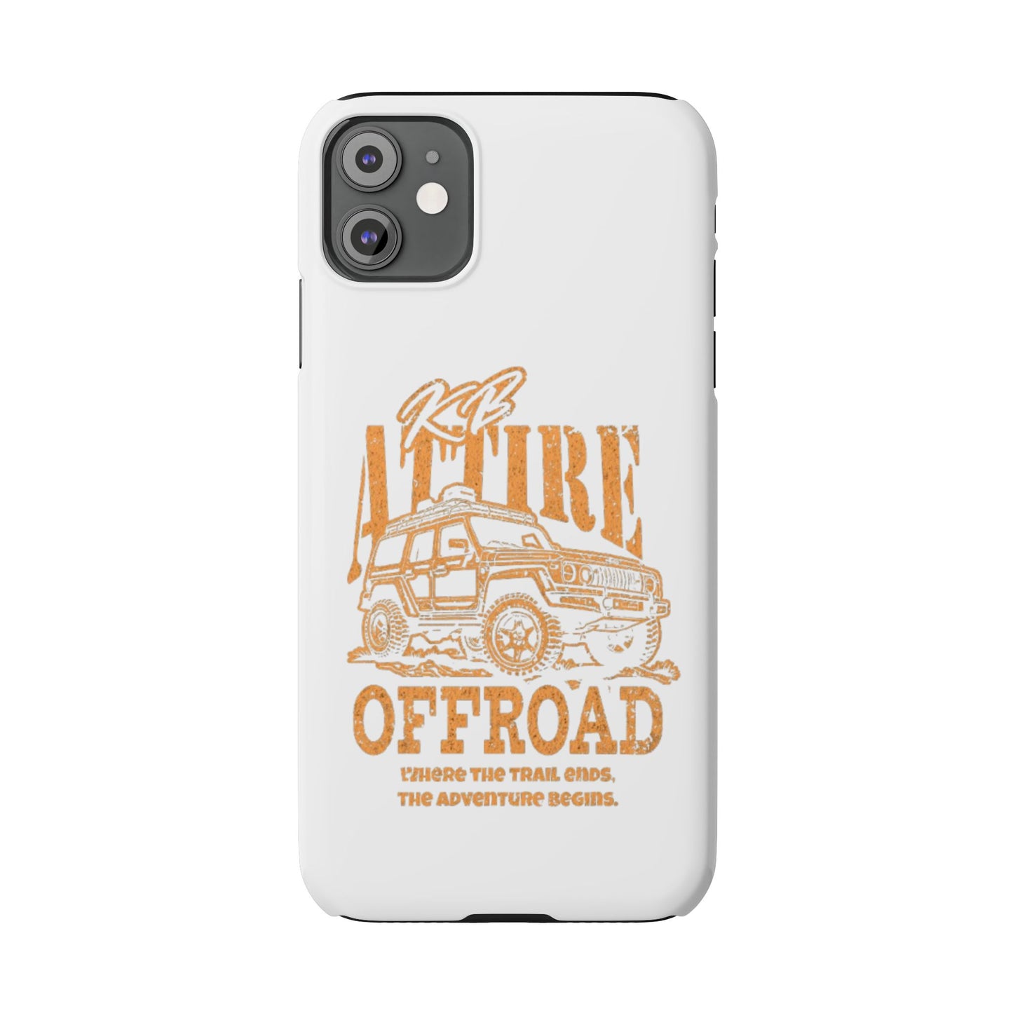 KB Attire Offroad Adventure IPhone Case (White)