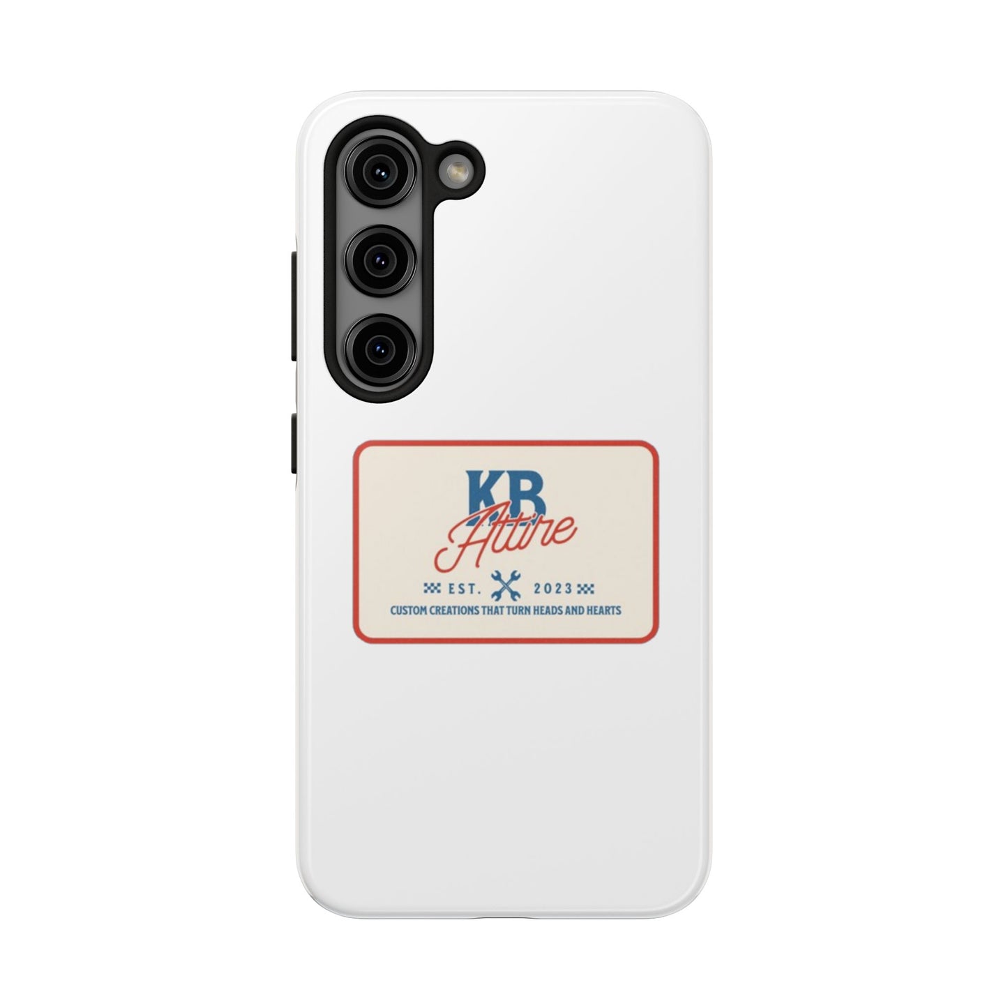KB Attire 'The Patch' Phone Case (White)