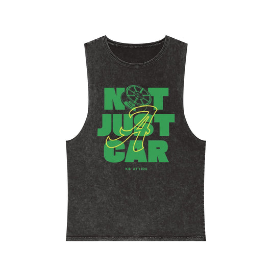 Unisex Stonewash 'Not Just A Car' Tank Top