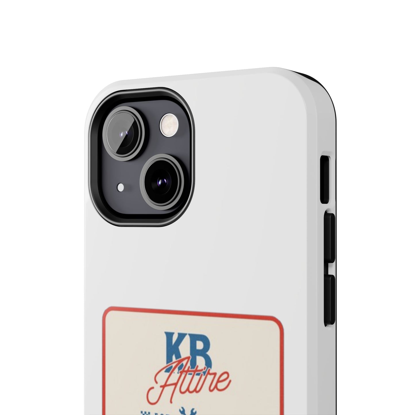 KB Attire 'The Patch' Phone Case (White)