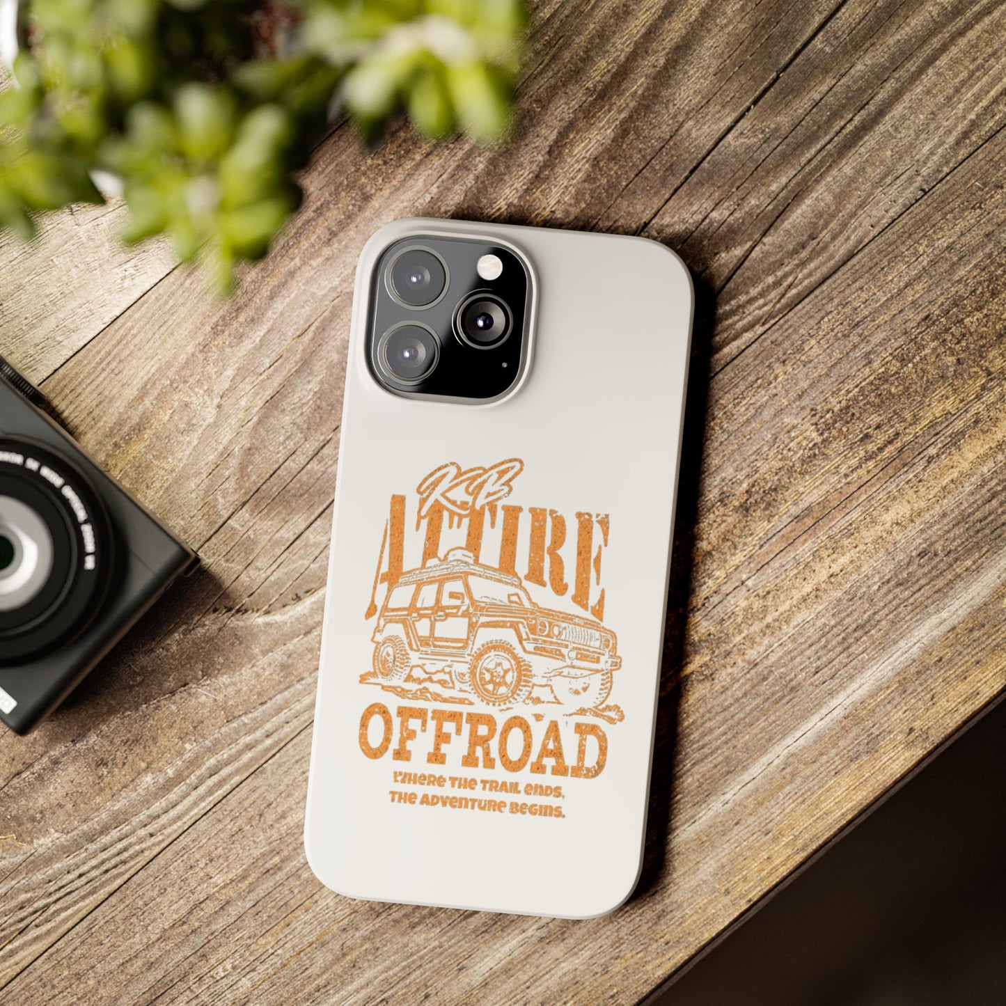 KB Attire Offroad Adventure IPhone Case (White)