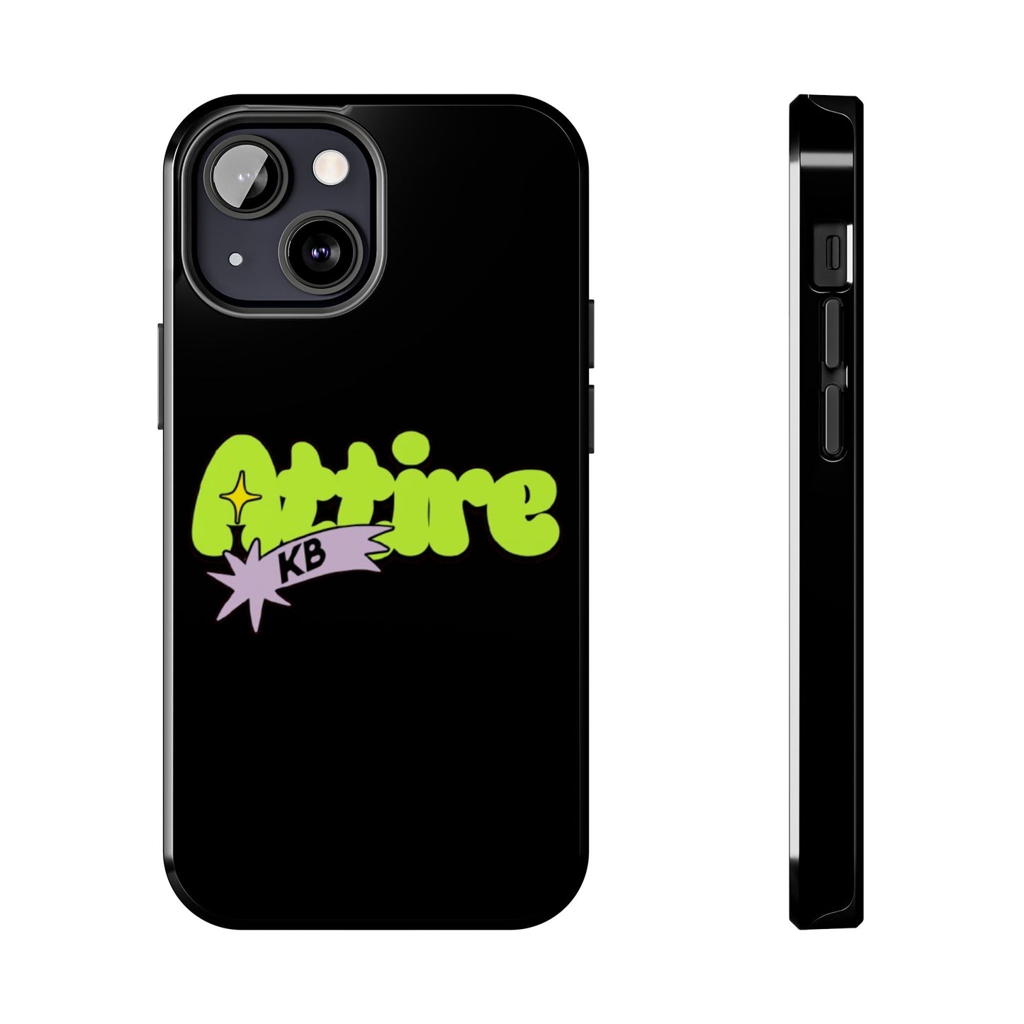 KB Attire Cartoon Phone Case (Black)