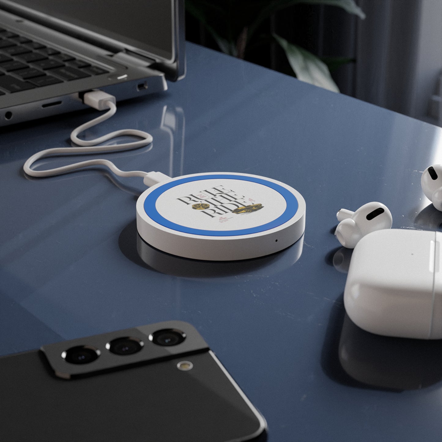 KB Attire "Rule The Ride" Wireless Charging Pad