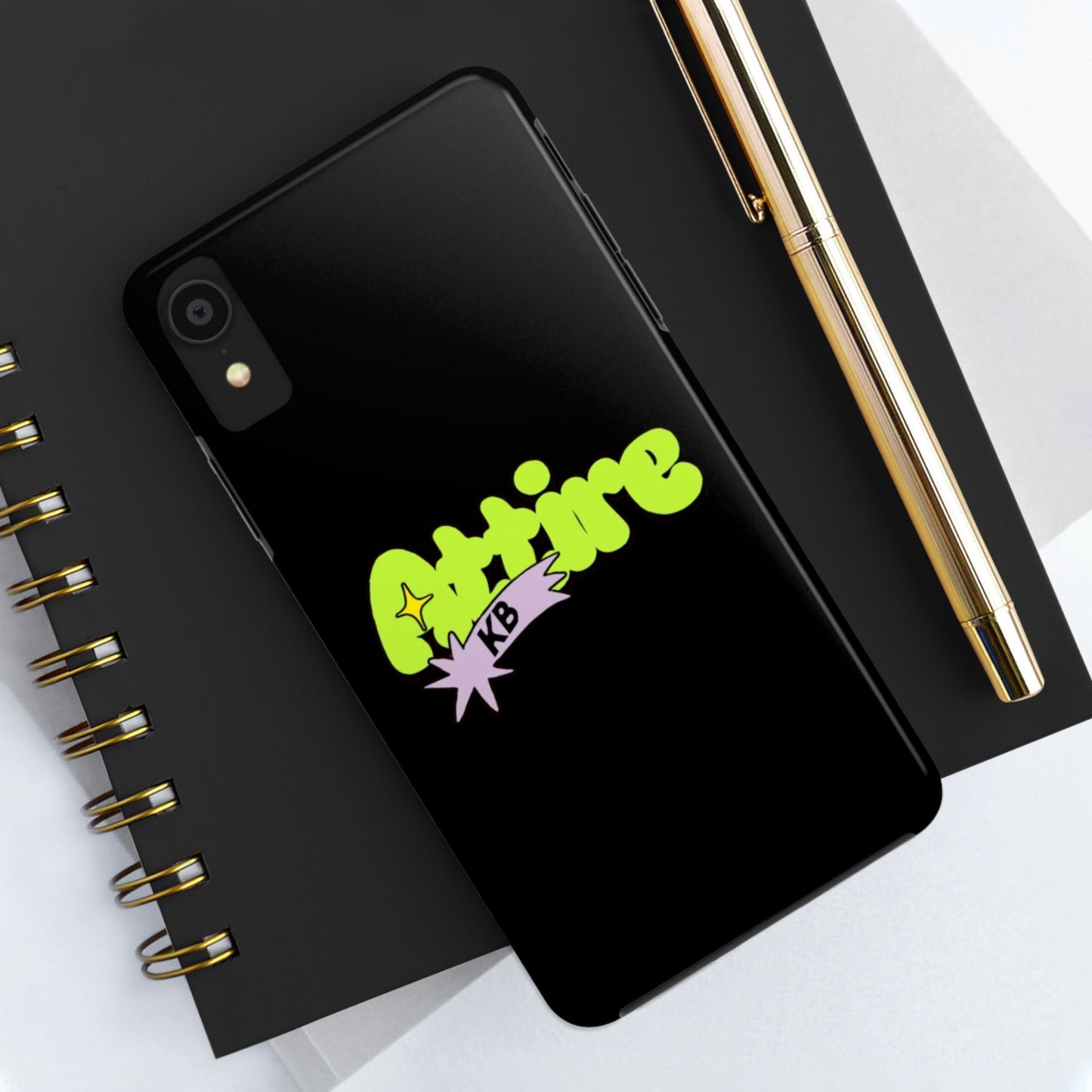 KB Attire Cartoon Phone Case (Black)