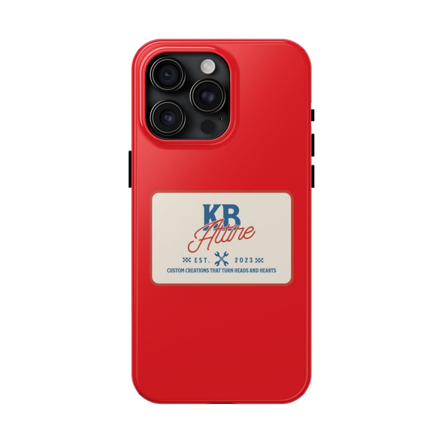 KB Attire 'The Patch' Phone Case (Red)