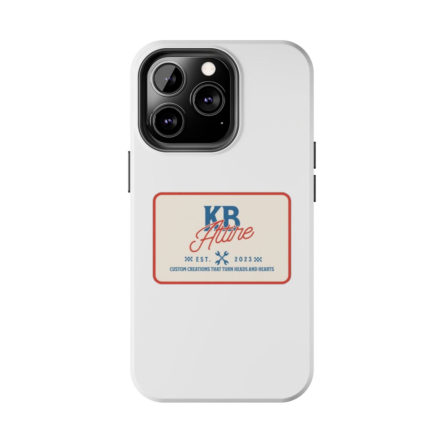 KB Attire 'The Patch' Phone Case (White)