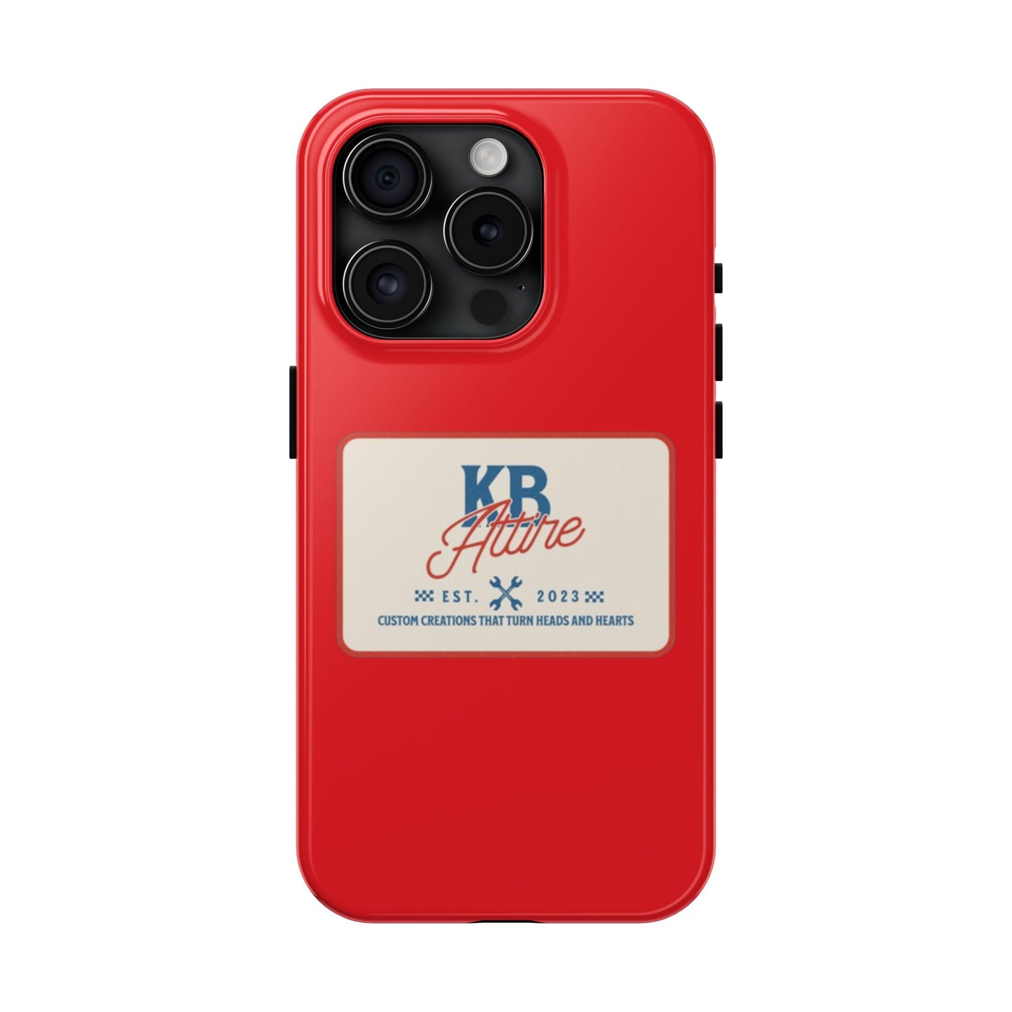 KB Attire 'The Patch' Phone Case (Red)