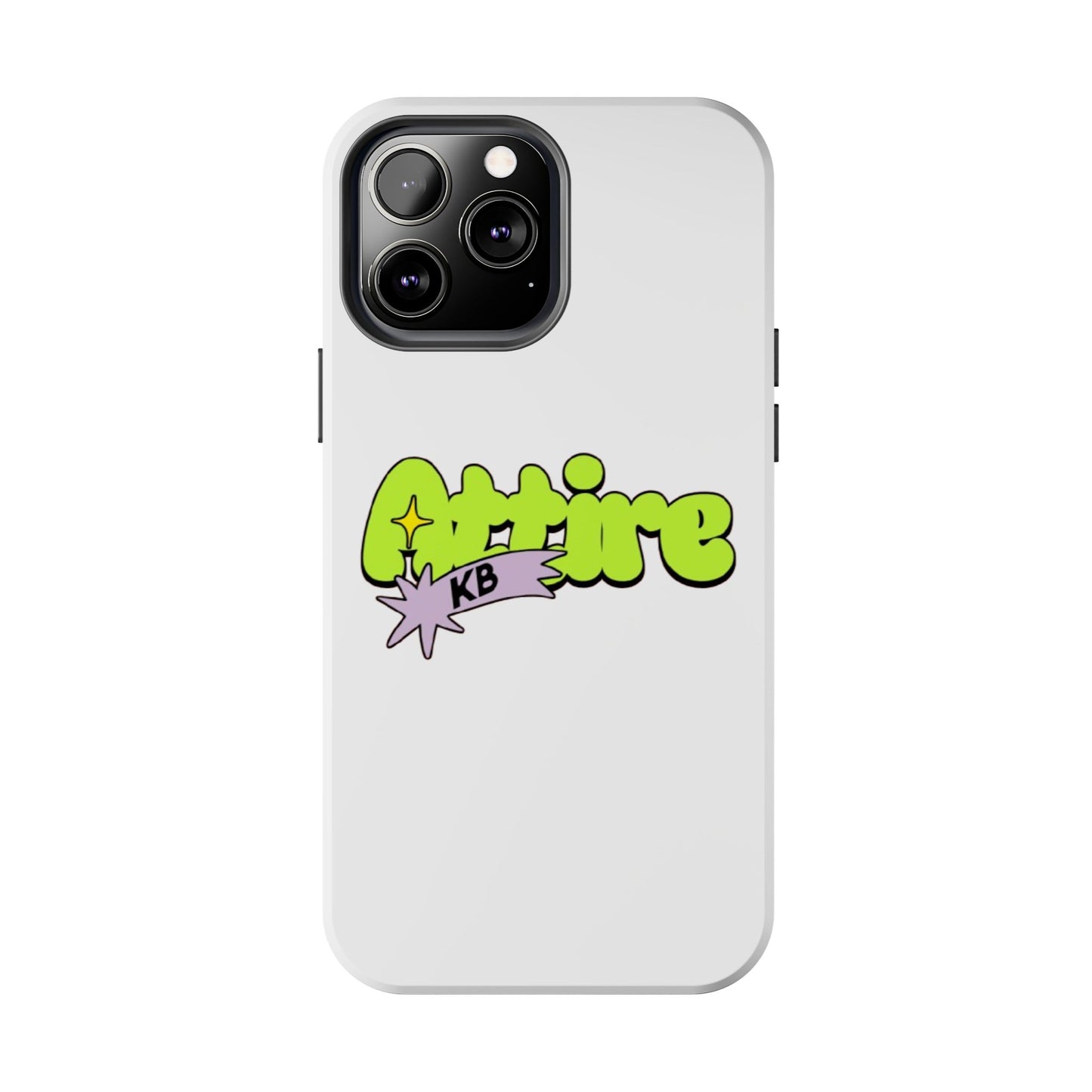 KB Attire Cartoon Phone Case (White)