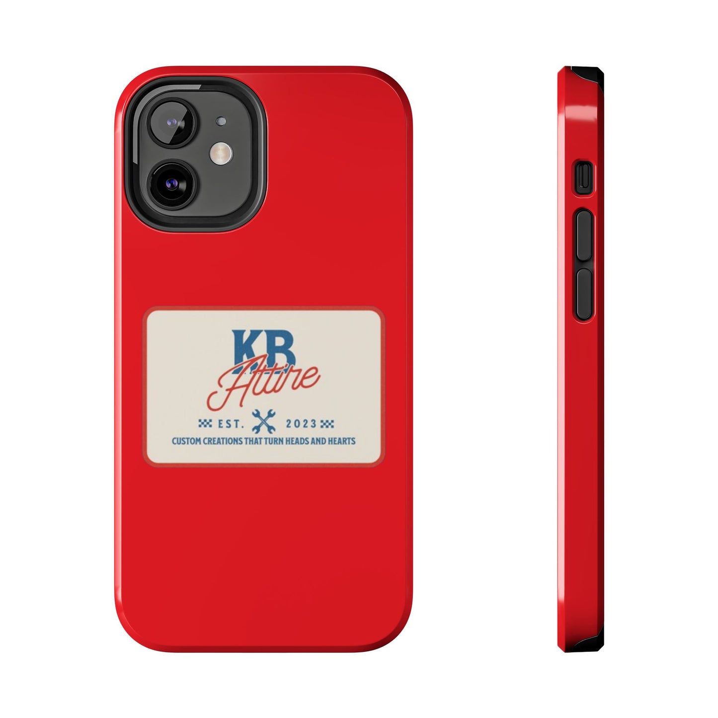 KB Attire 'The Patch' Phone Case (Red)