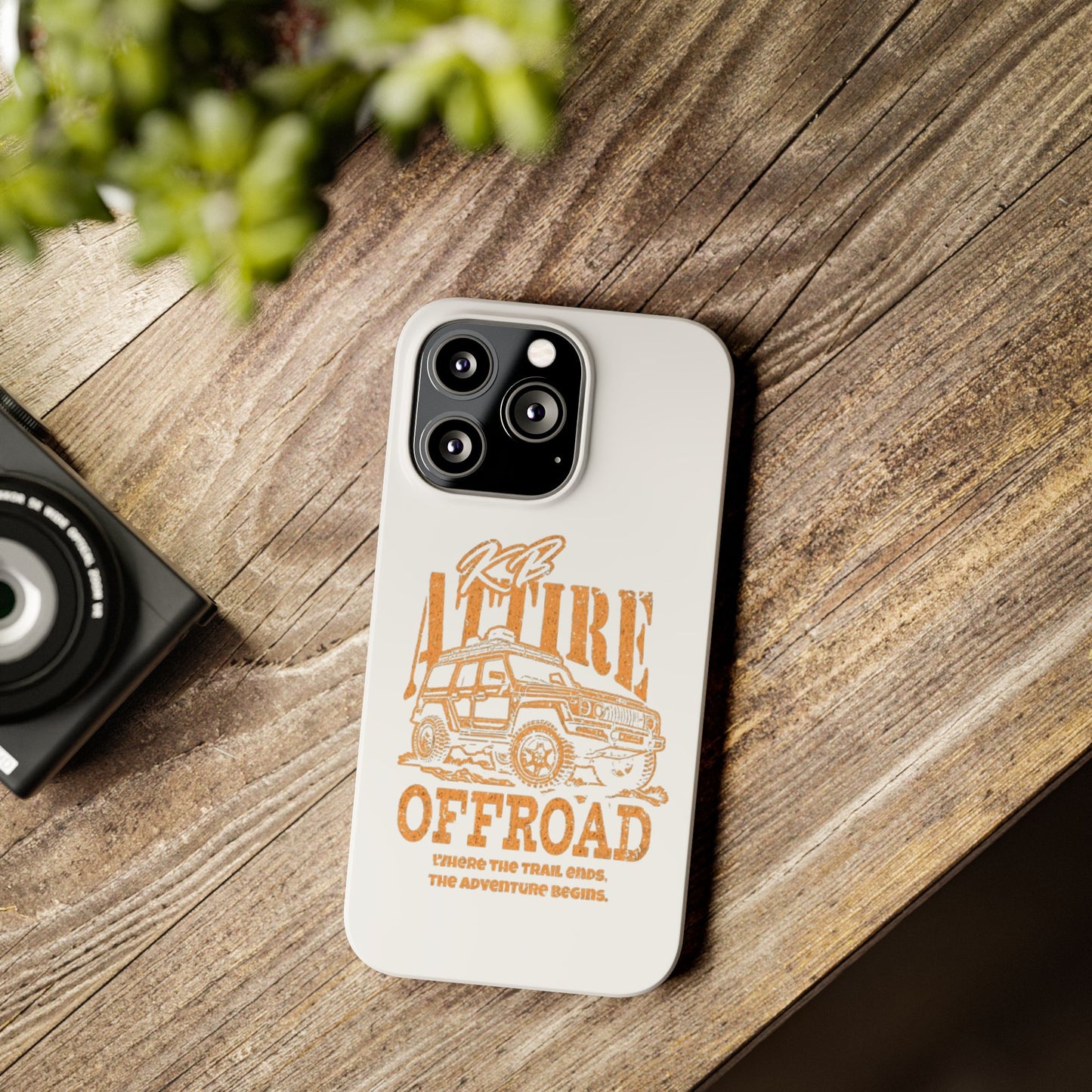 KB Attire Offroad Adventure IPhone Case (White)