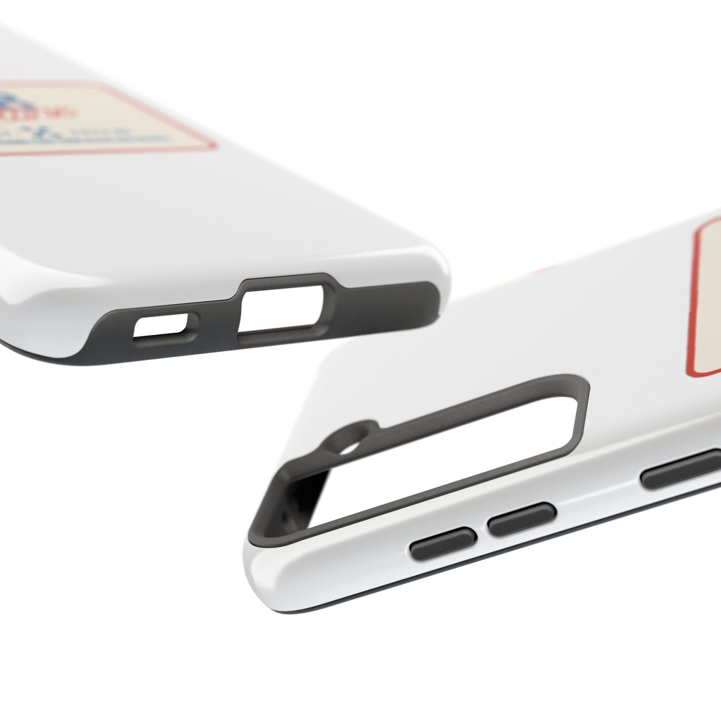 KB Attire 'The Patch' Phone Case (White)