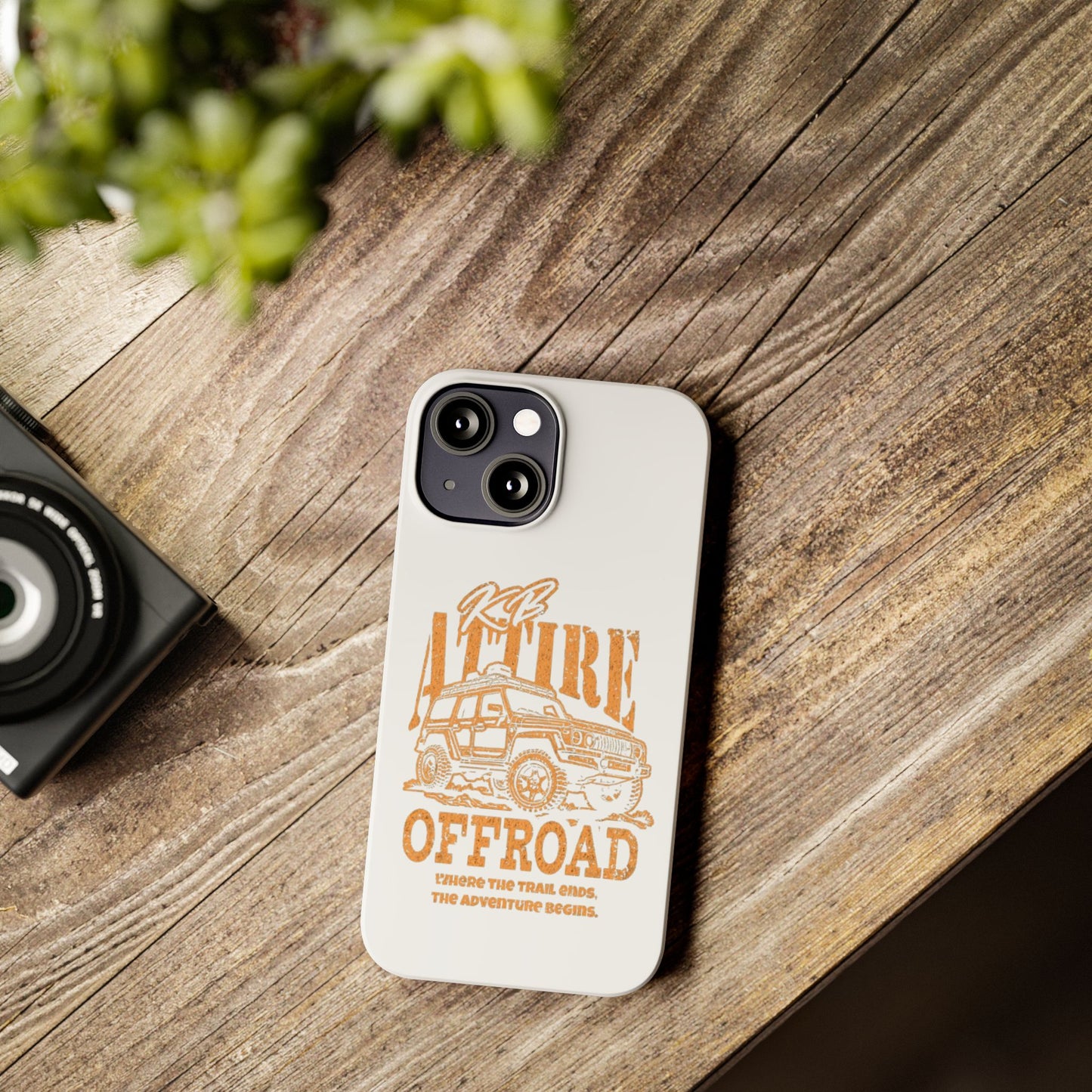 KB Attire Offroad Adventure IPhone Case (White)