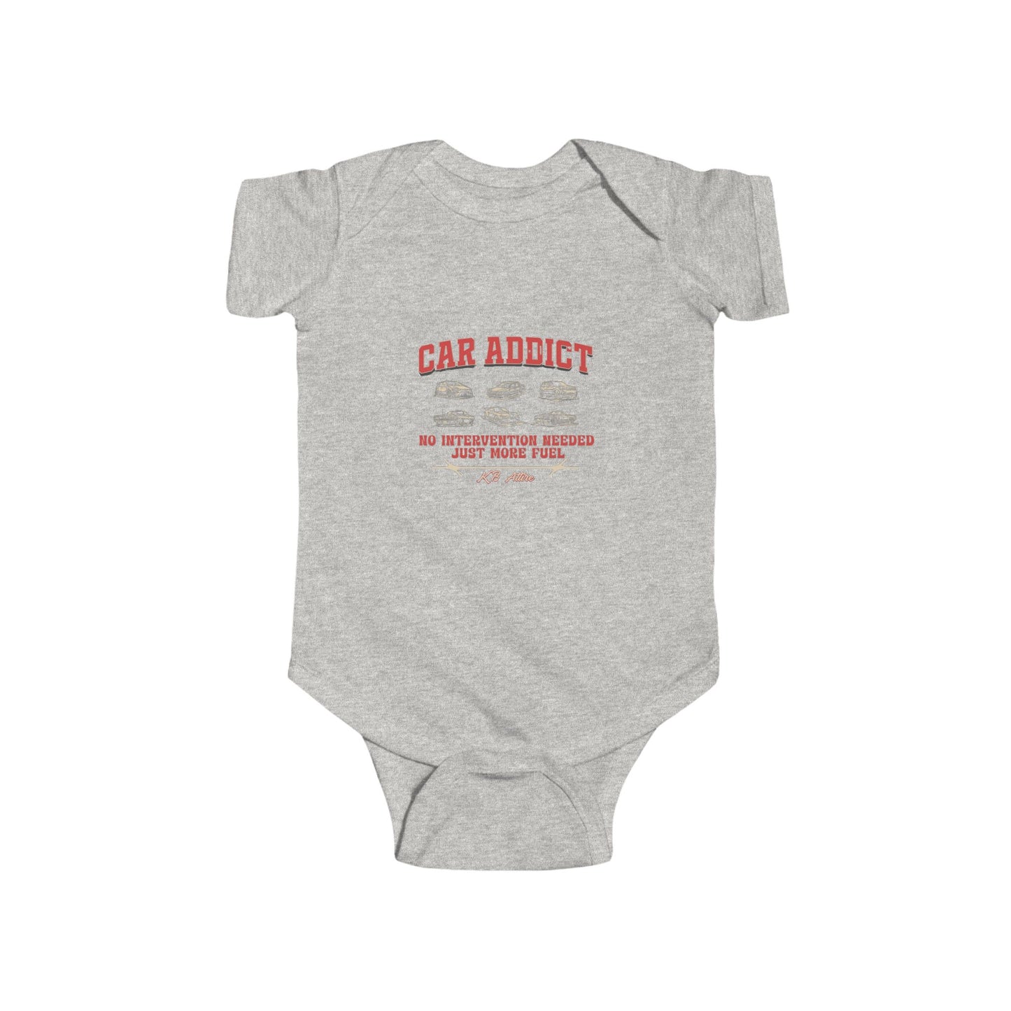 KB Attire Car Addict Infant Bodysuit